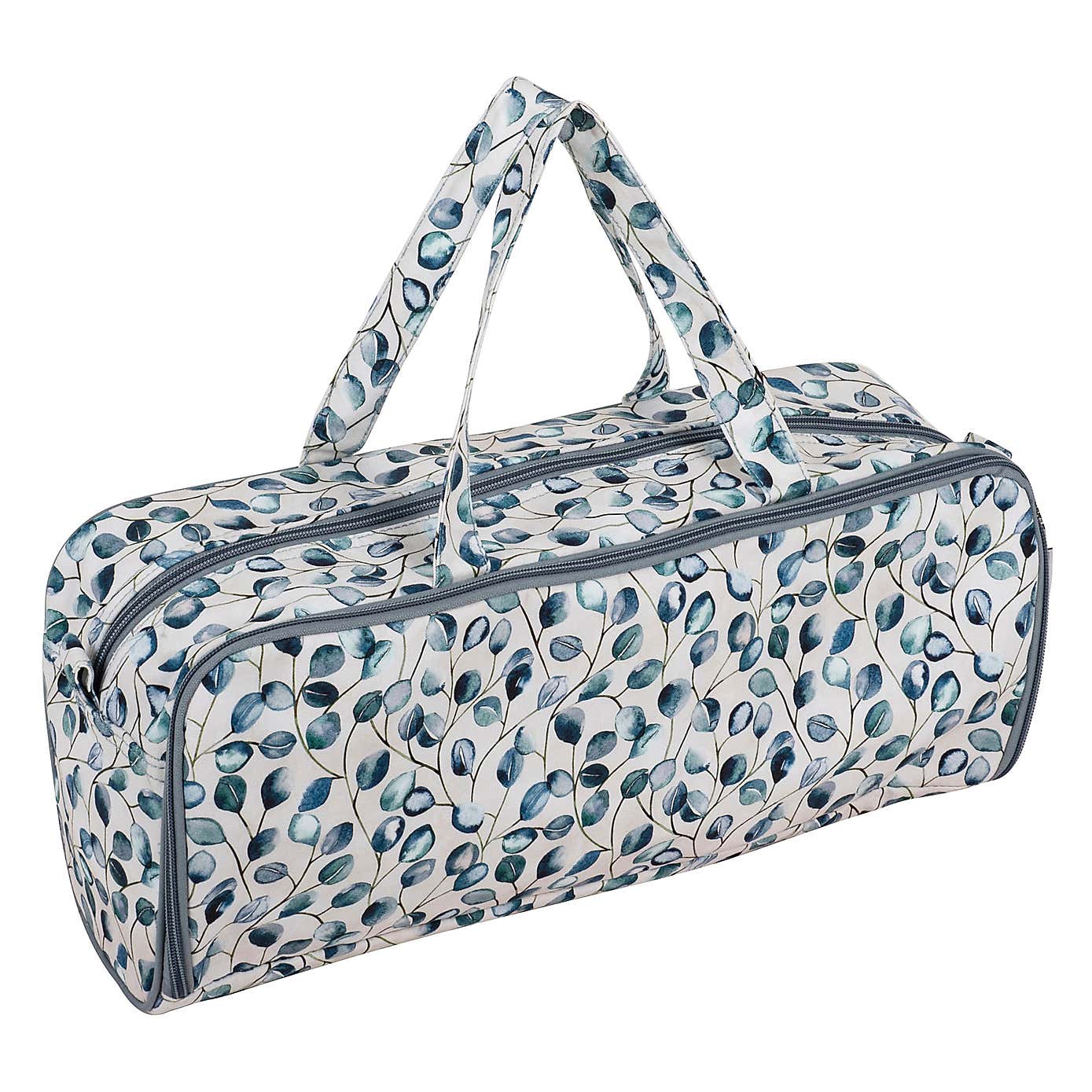 Hobby Gift Botanical Knitting Bag with Pin Case