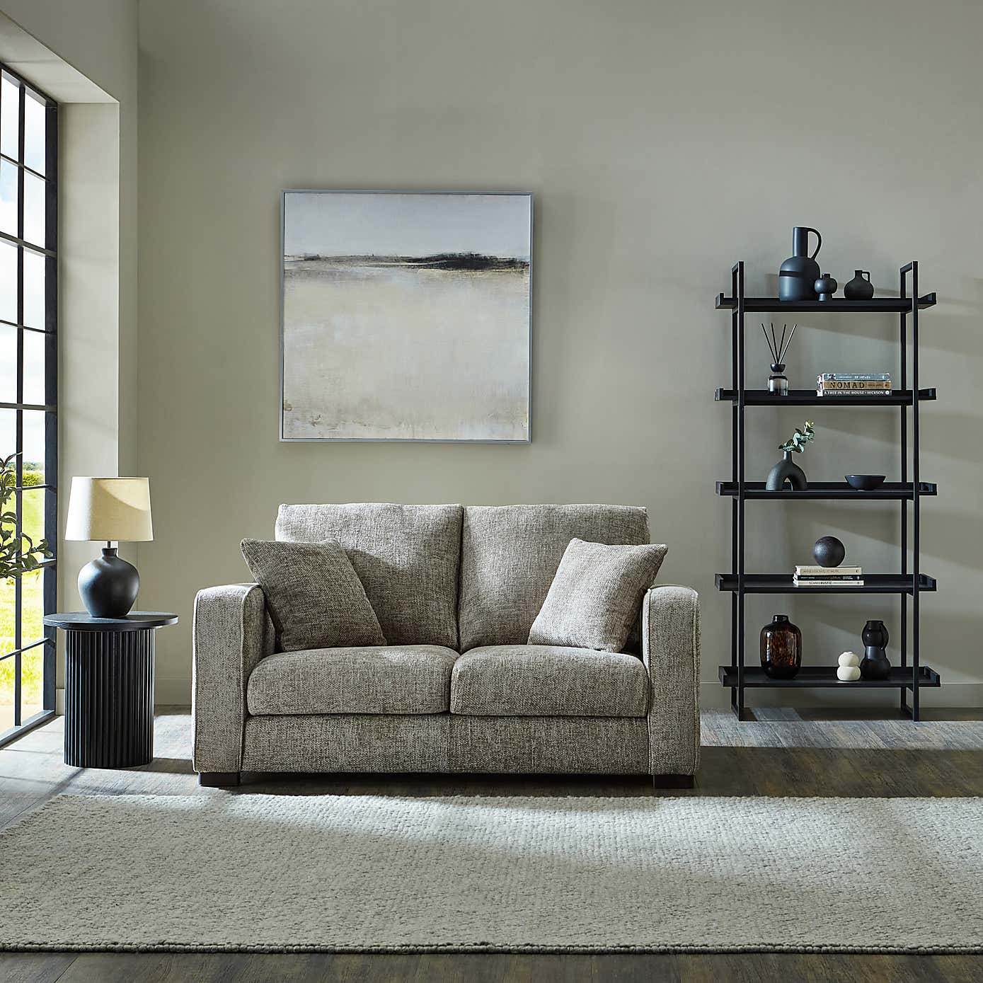 Carson Chunky Chenille 2 Seater Sofa