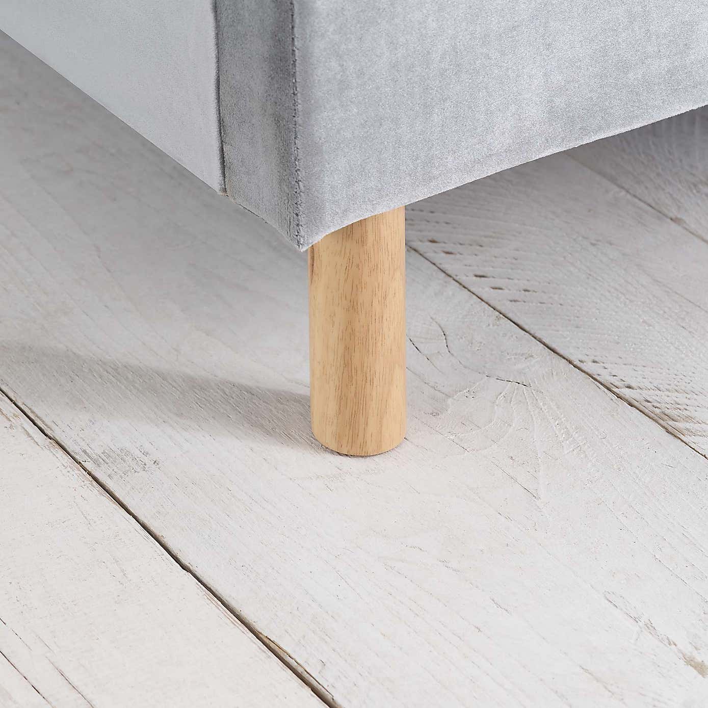 Loxley Velvet Ottoman Bed