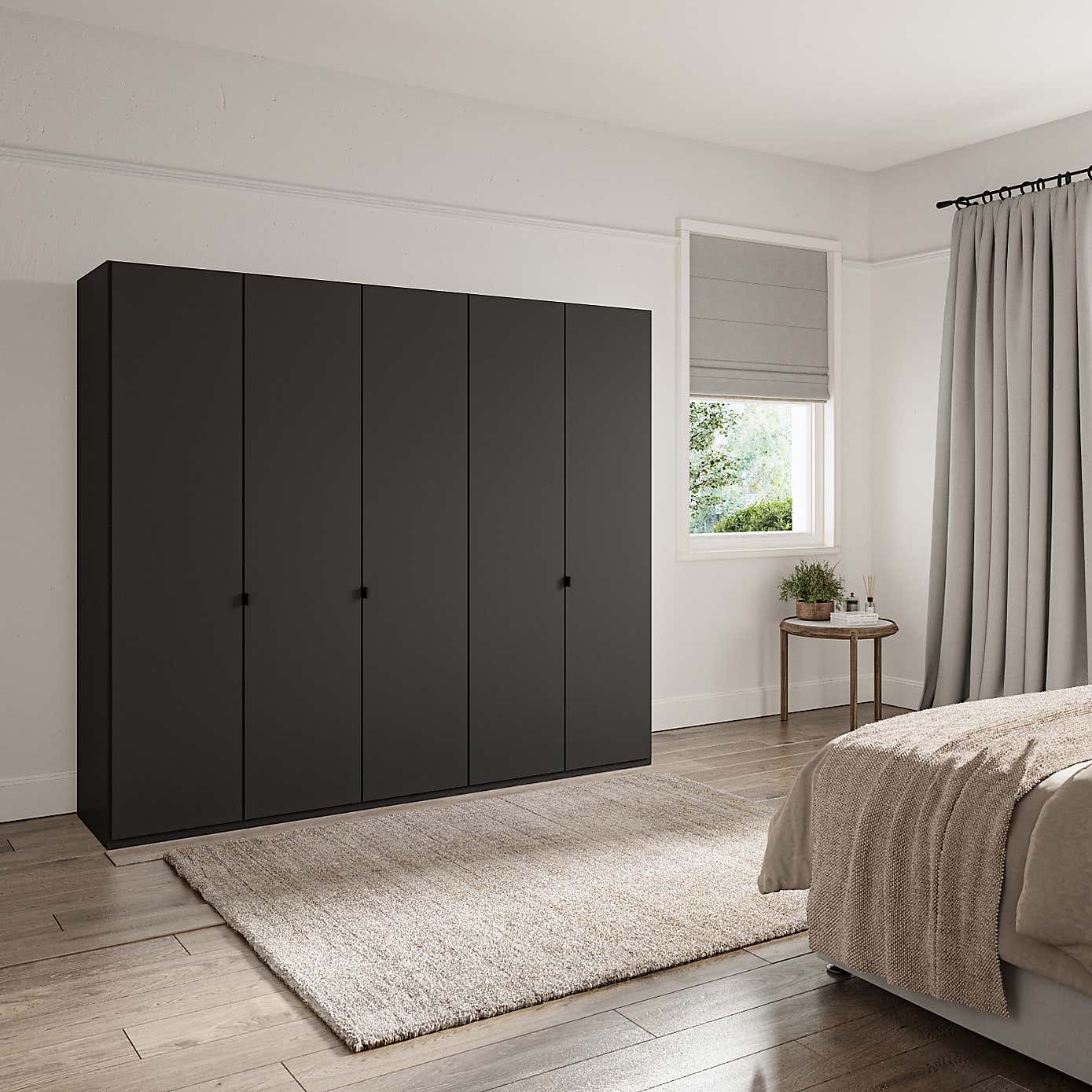 Kahla 2.5m 5 Door Wardrobe