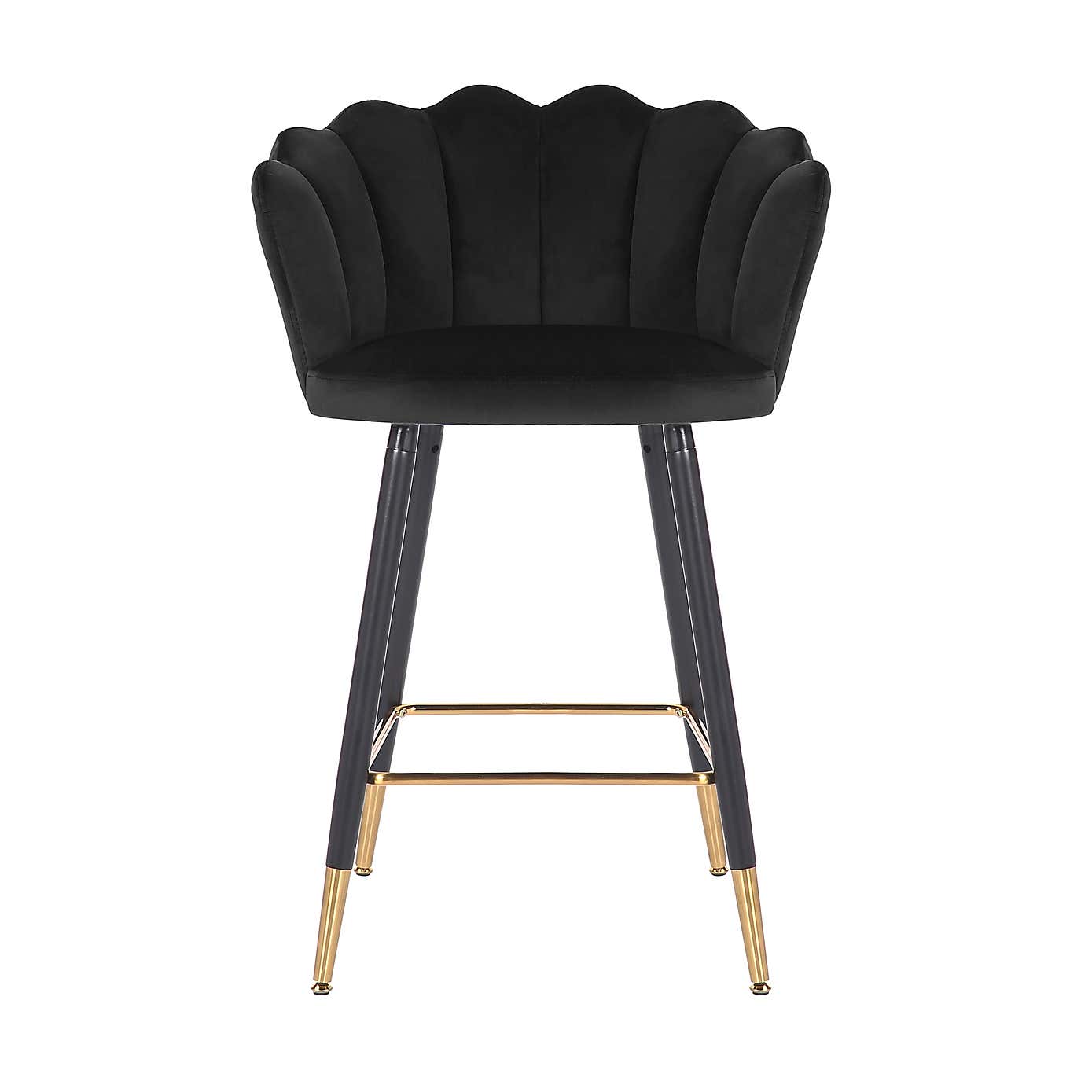 Vivian Velvet Bar Stool