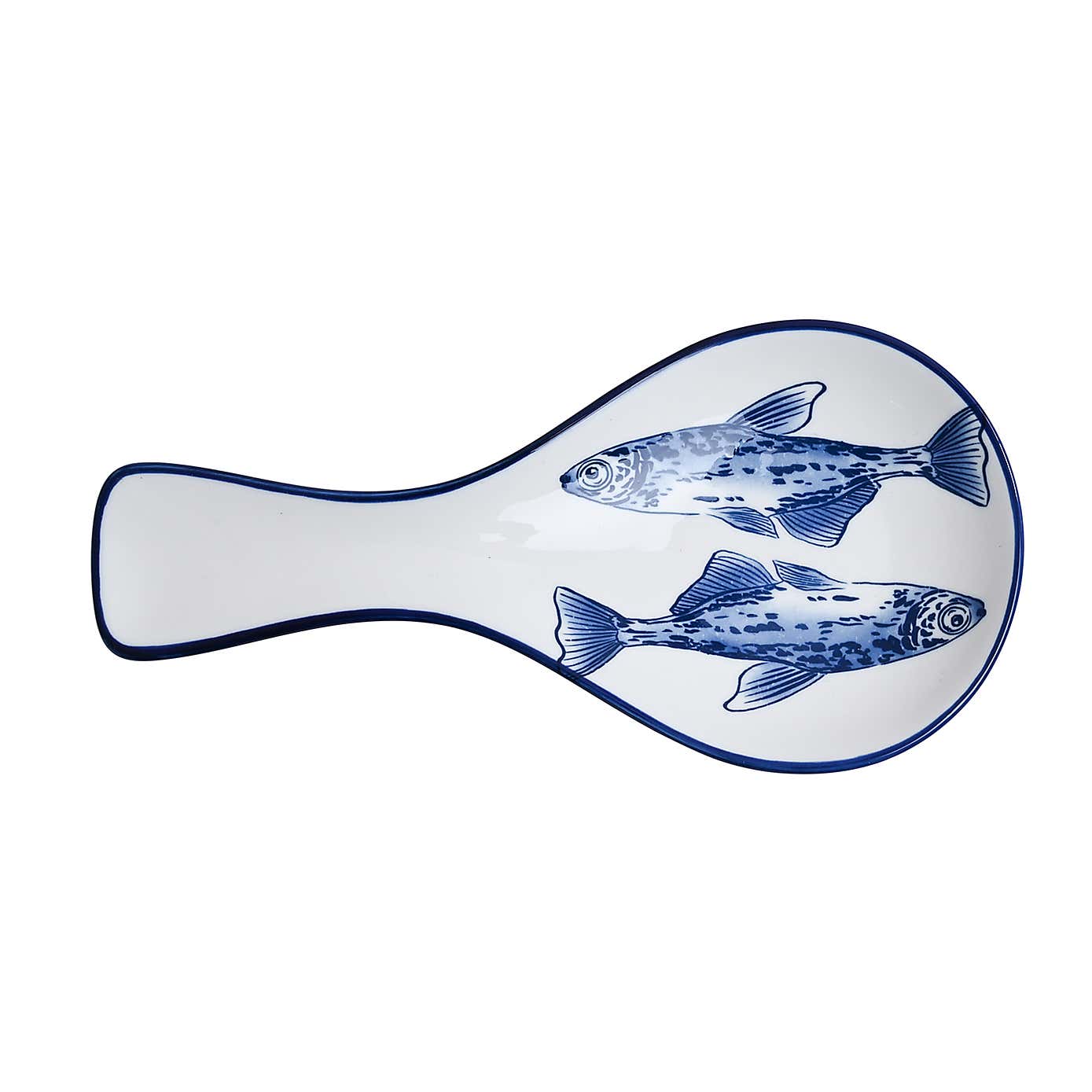 Hestia Set of 4 Fish Tapas Plate Spoon Rest