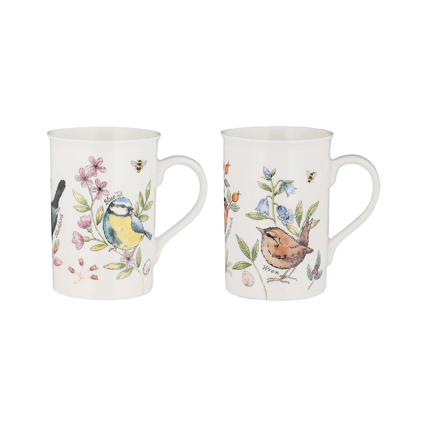 Price & Kensington Set of 2 Garden Birds Mugs