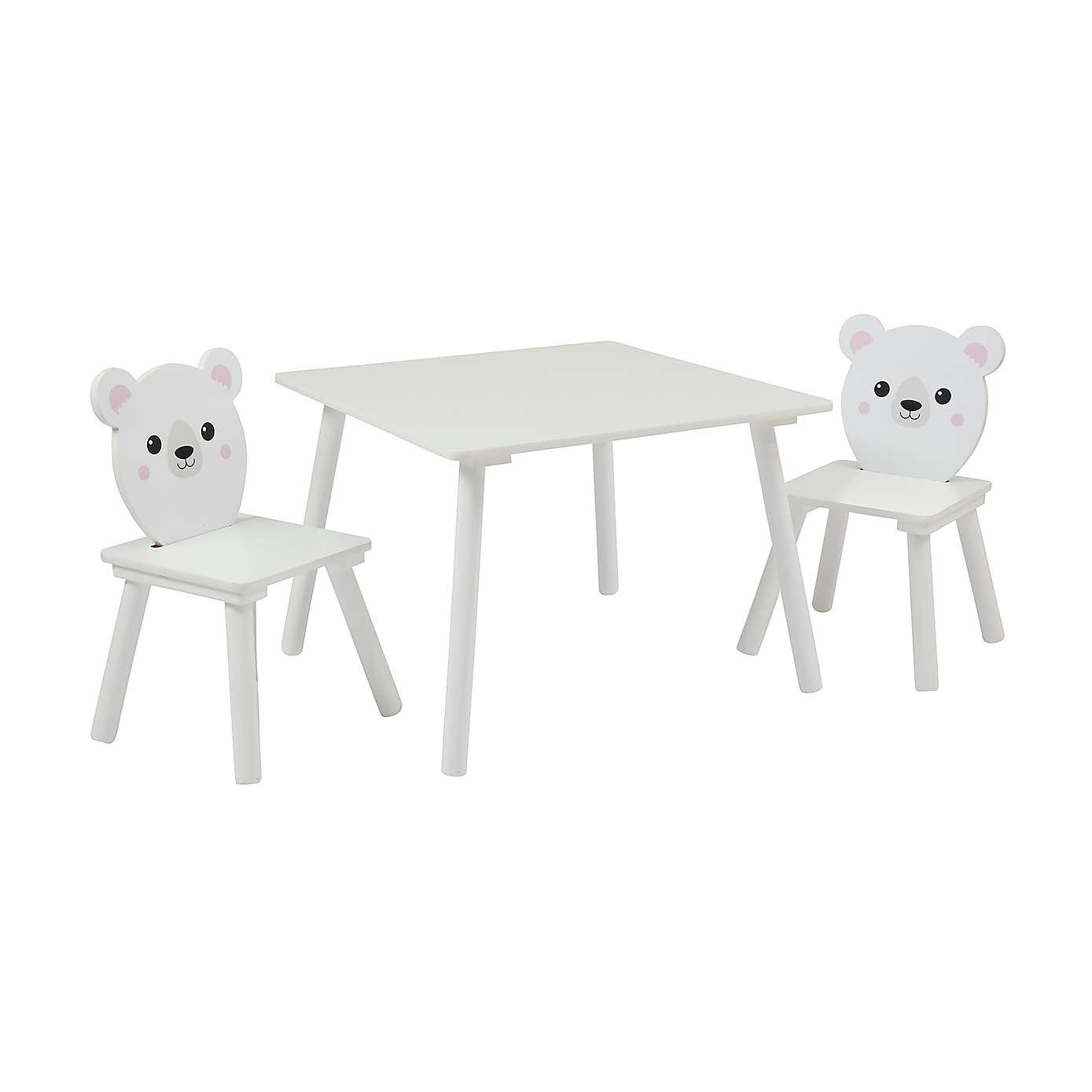Liberty House Kids Bear Table And Two Chair Set