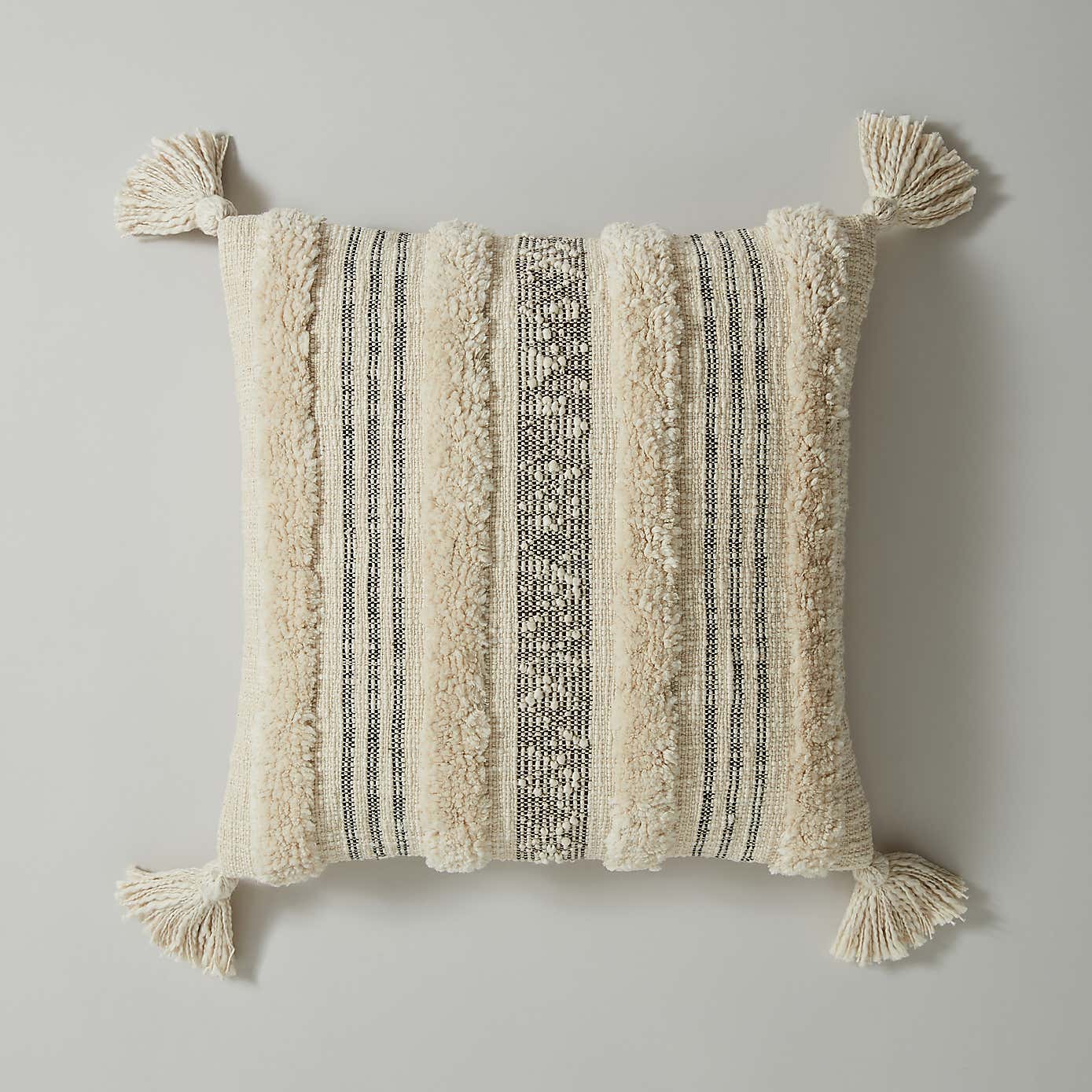 Samara Striped Cushion Cover Natural