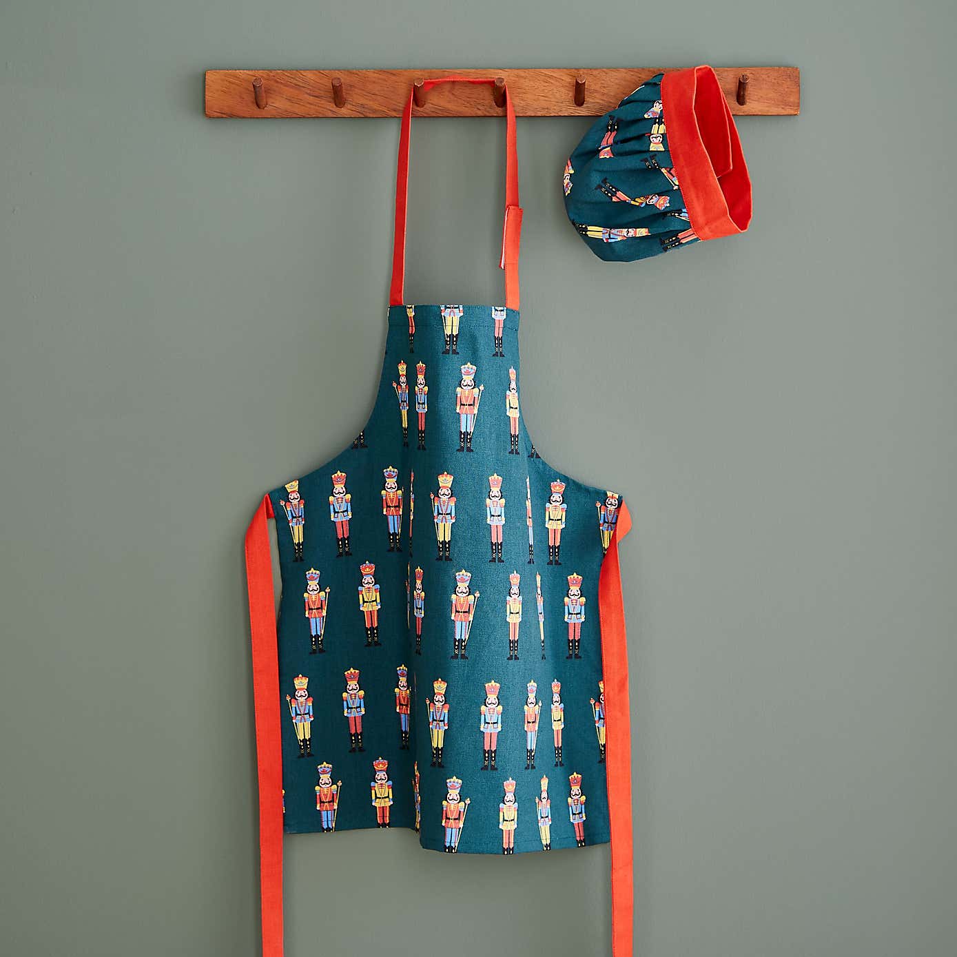 Catherine Lansfield Nutcracker Kids Apron & Hat Set