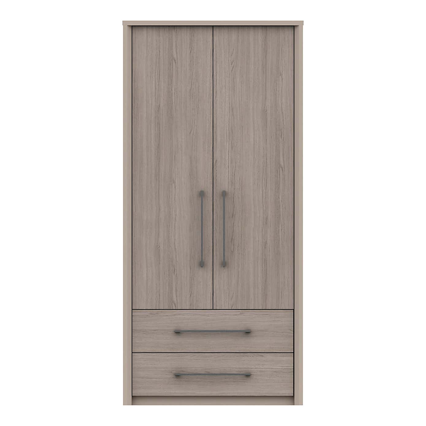 Dolan Anthracite 2 Door Combi Wardrobe