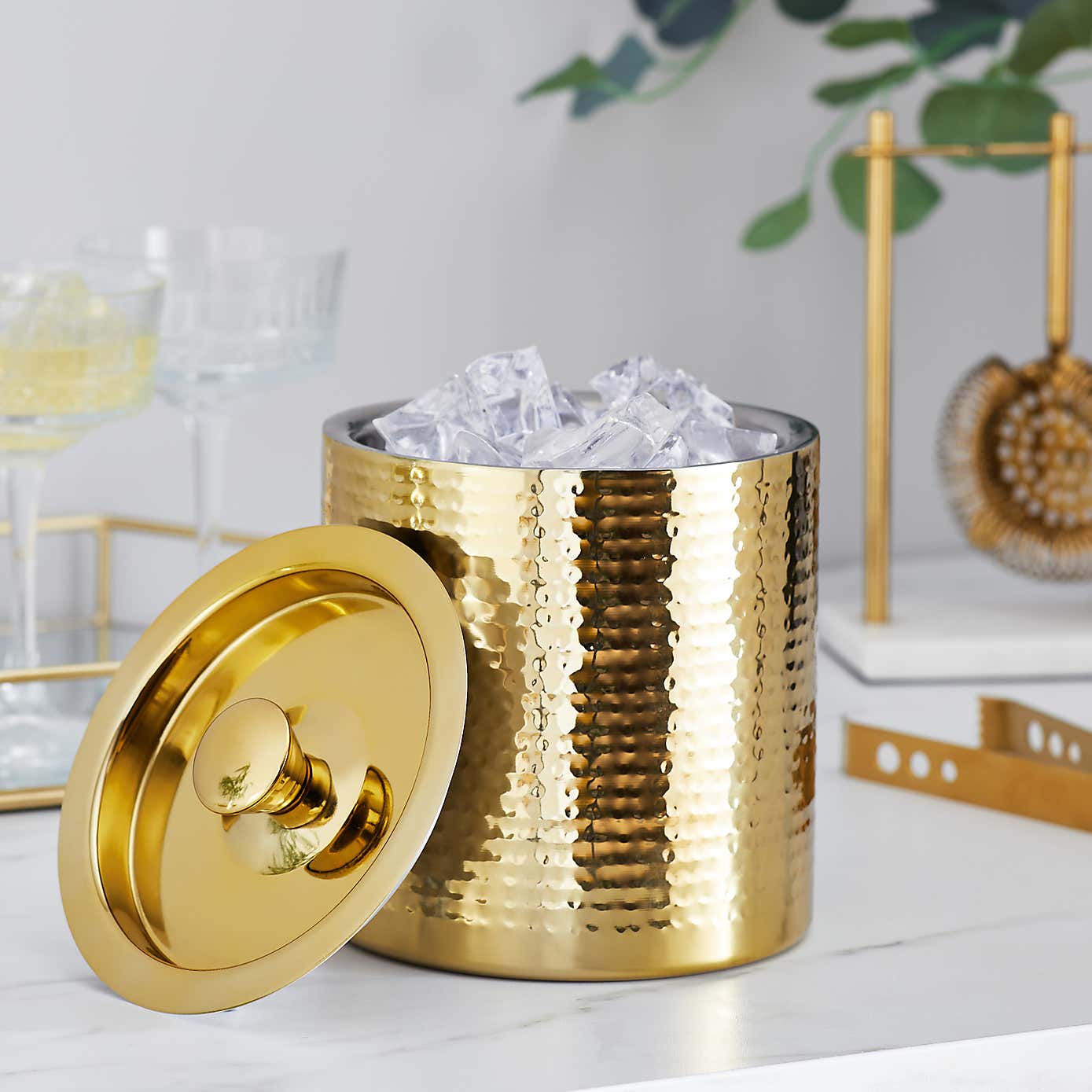 Hammered Ice Bucket