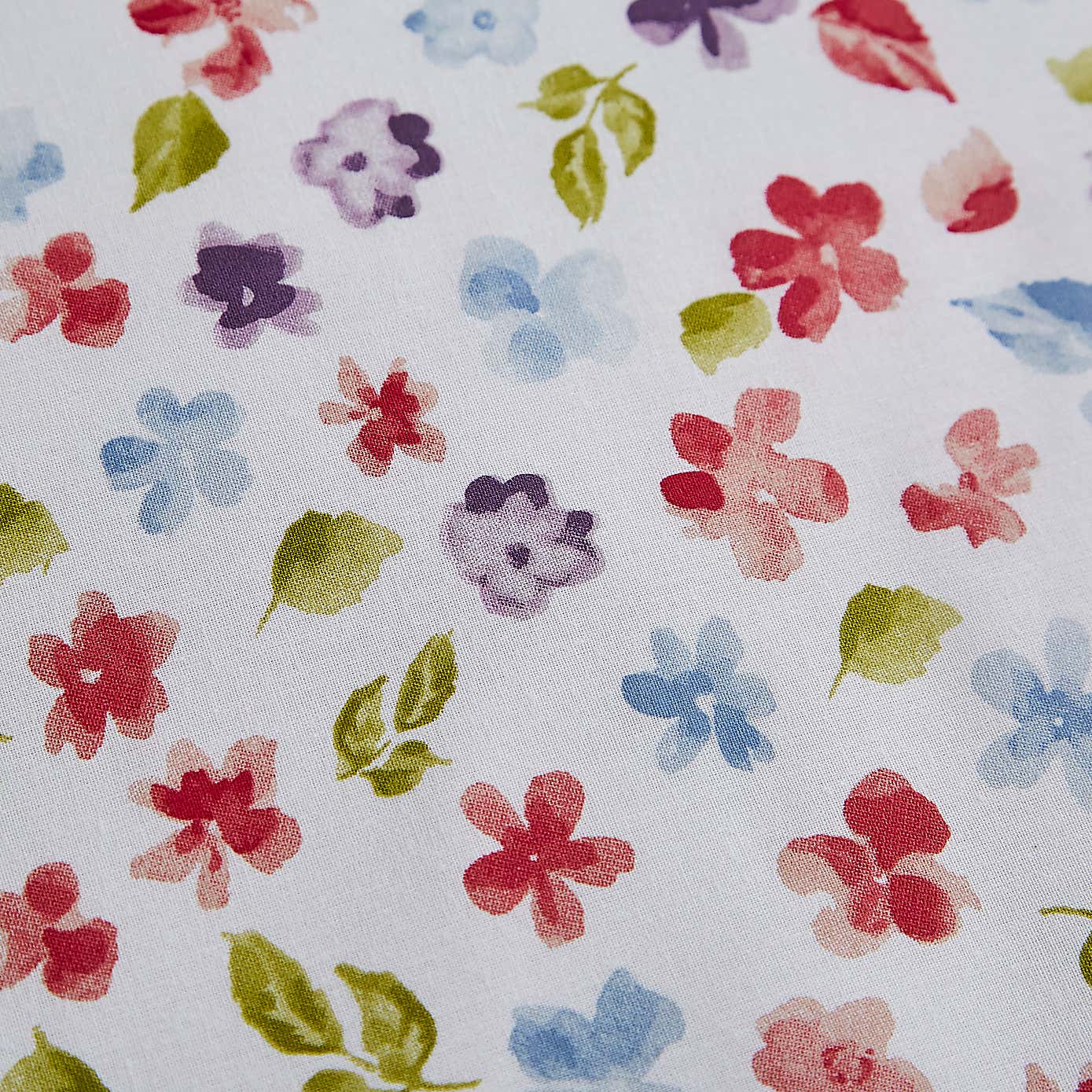 Hazel Floral Polycotton Duvet Cover & Pillowcase Set