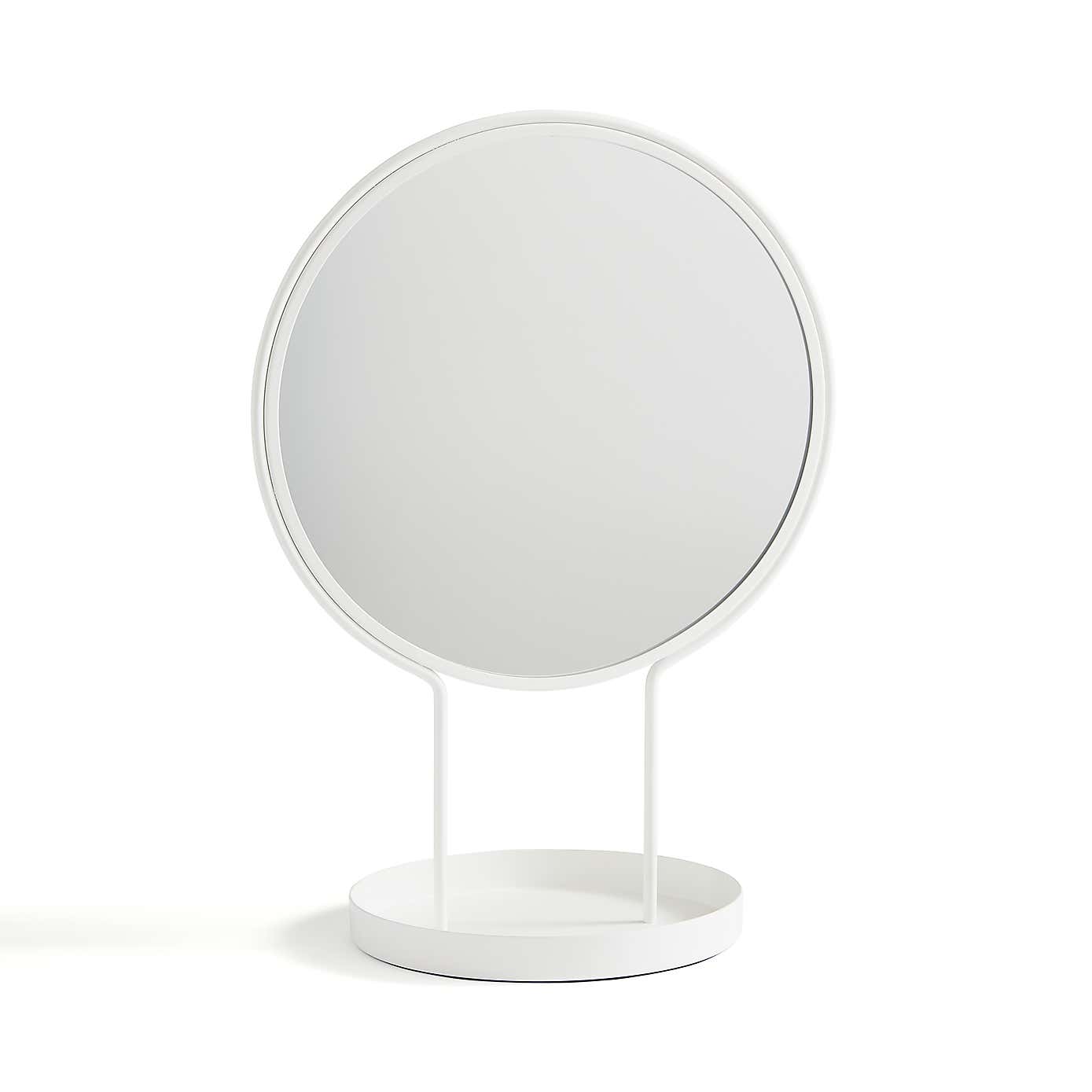 Elements Pedestal Mirror with Tray