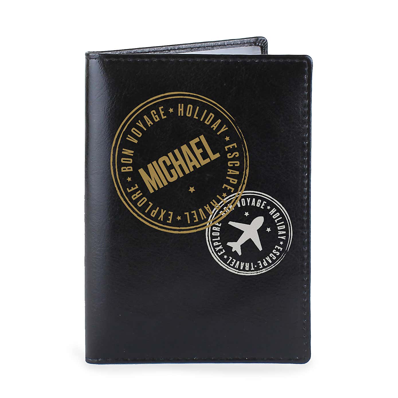 Personalised Stamped Passport Holder