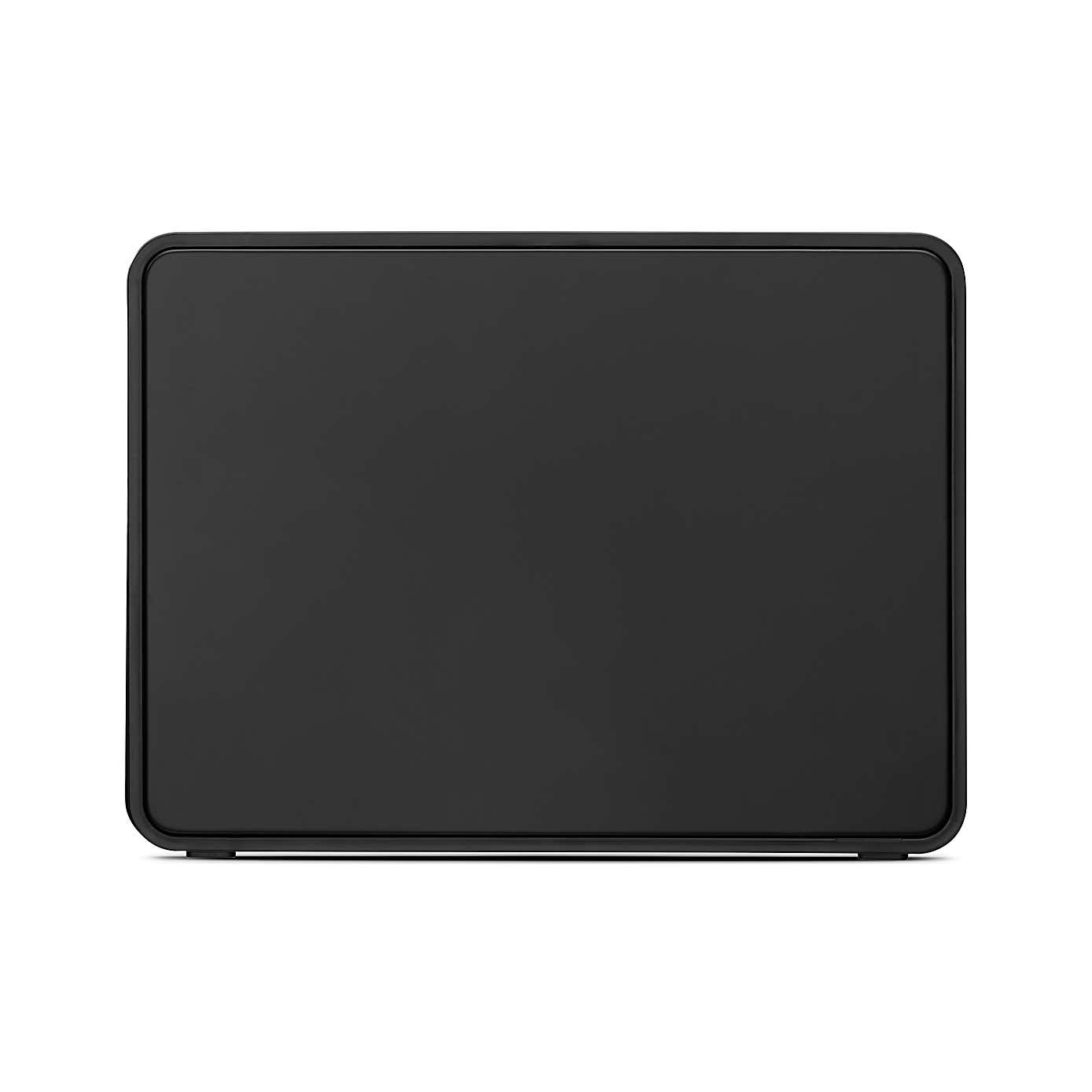 Brabantia Matt Black Fall Front Bread Bin