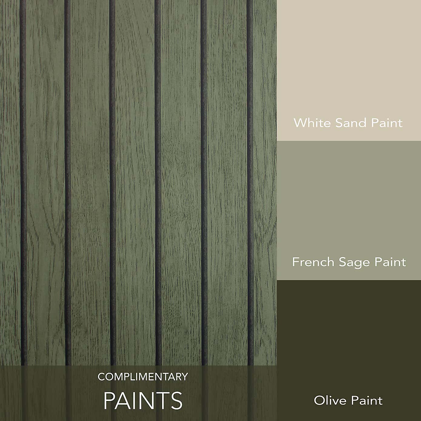 Wooden Slat Panel Wallpaper