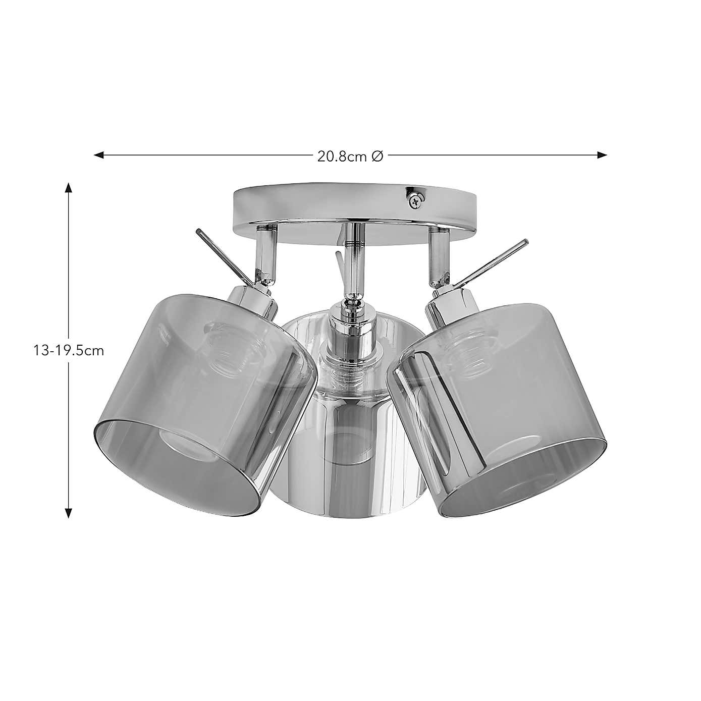 Erin 3 Light Bathroom Spotlight