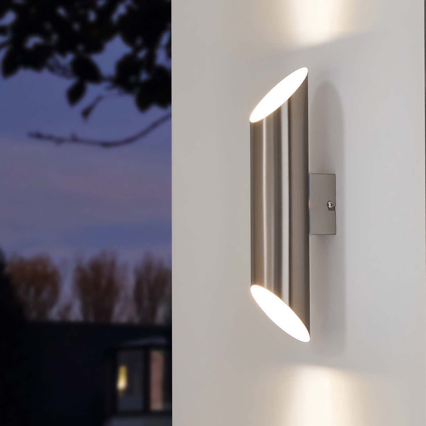 EGLO Agolada 2 Light LED Outdoor Wall Light