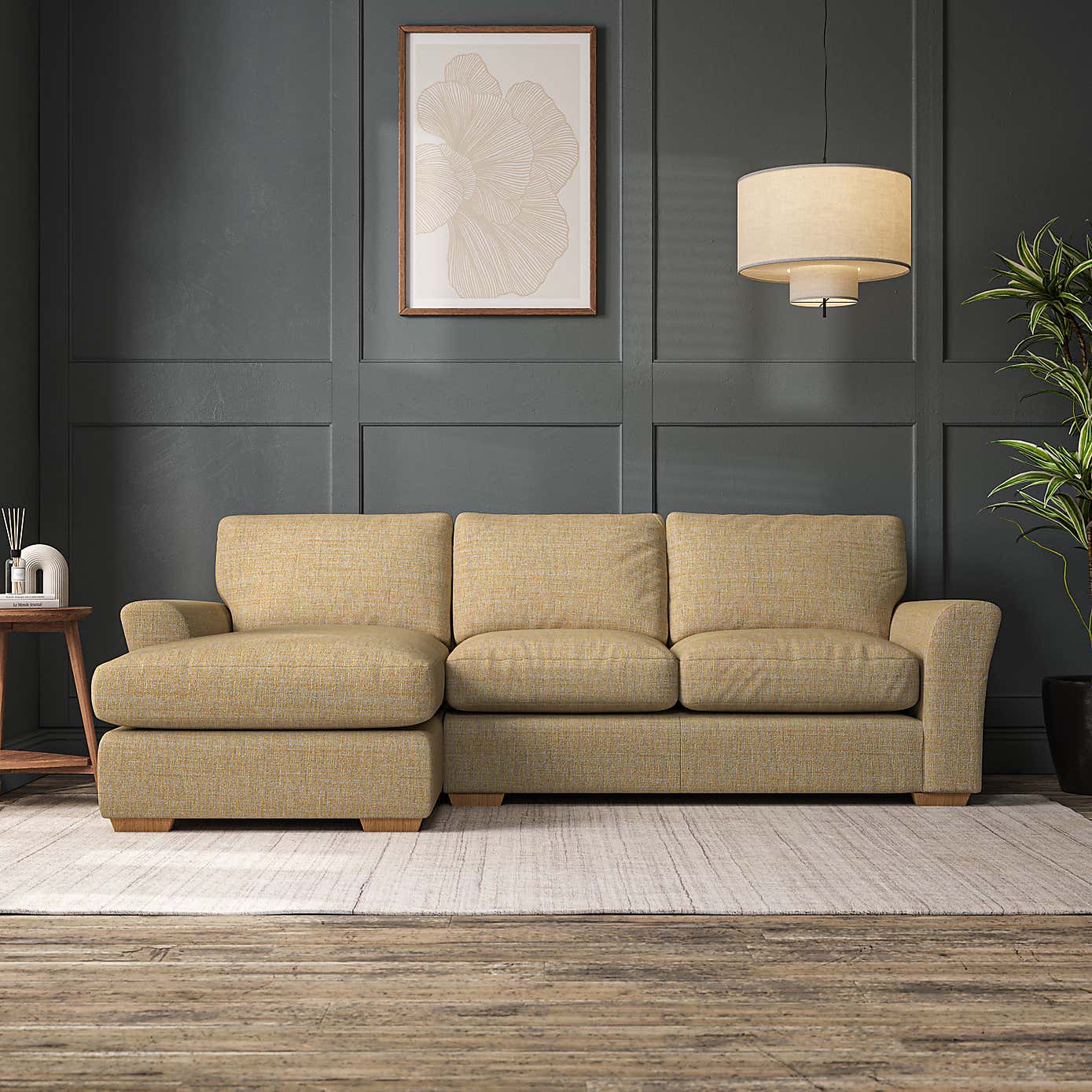 Lena 4 Seater Corner Chaise Sofa