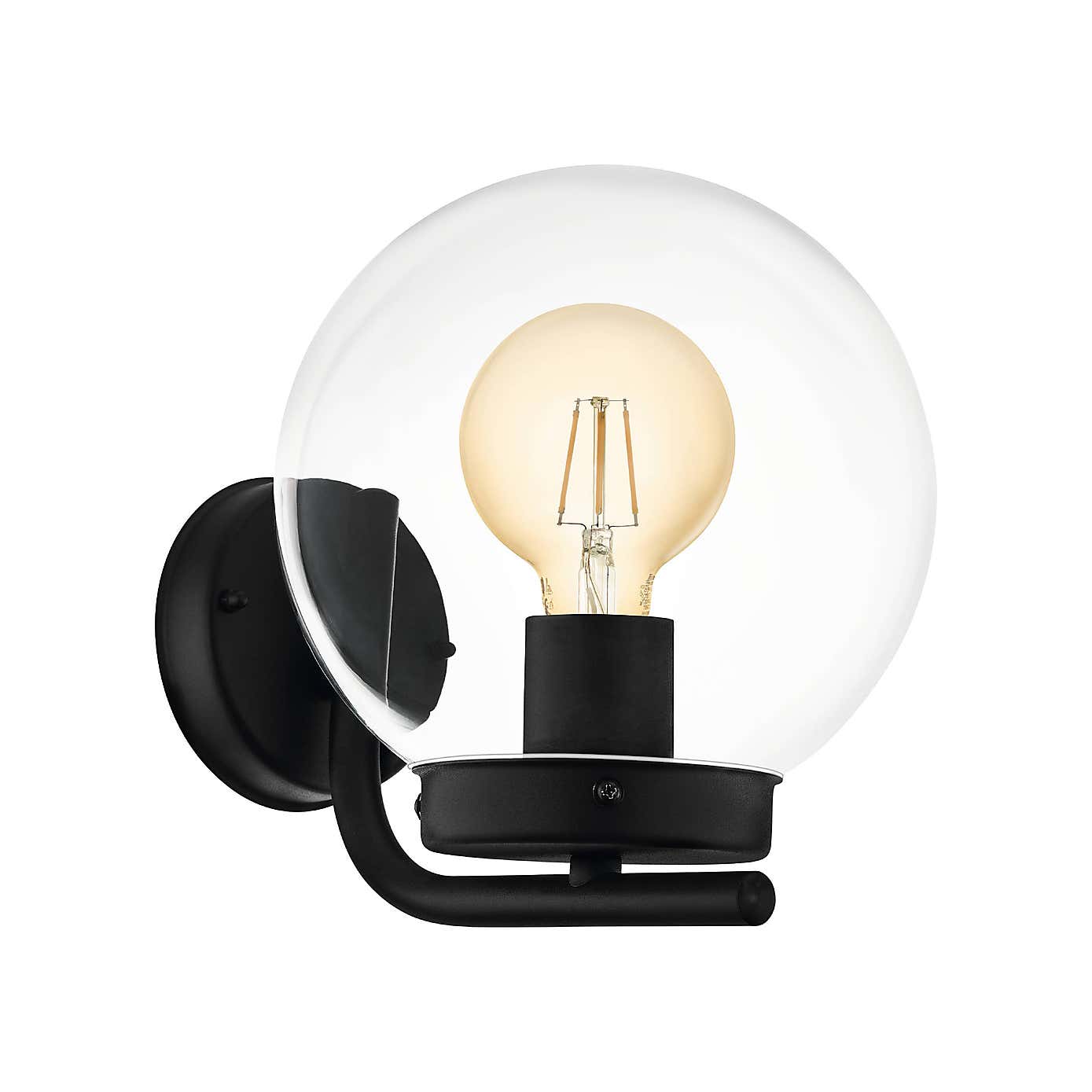 EGLO Taverna Indoor Outdoor Globe Wall Light