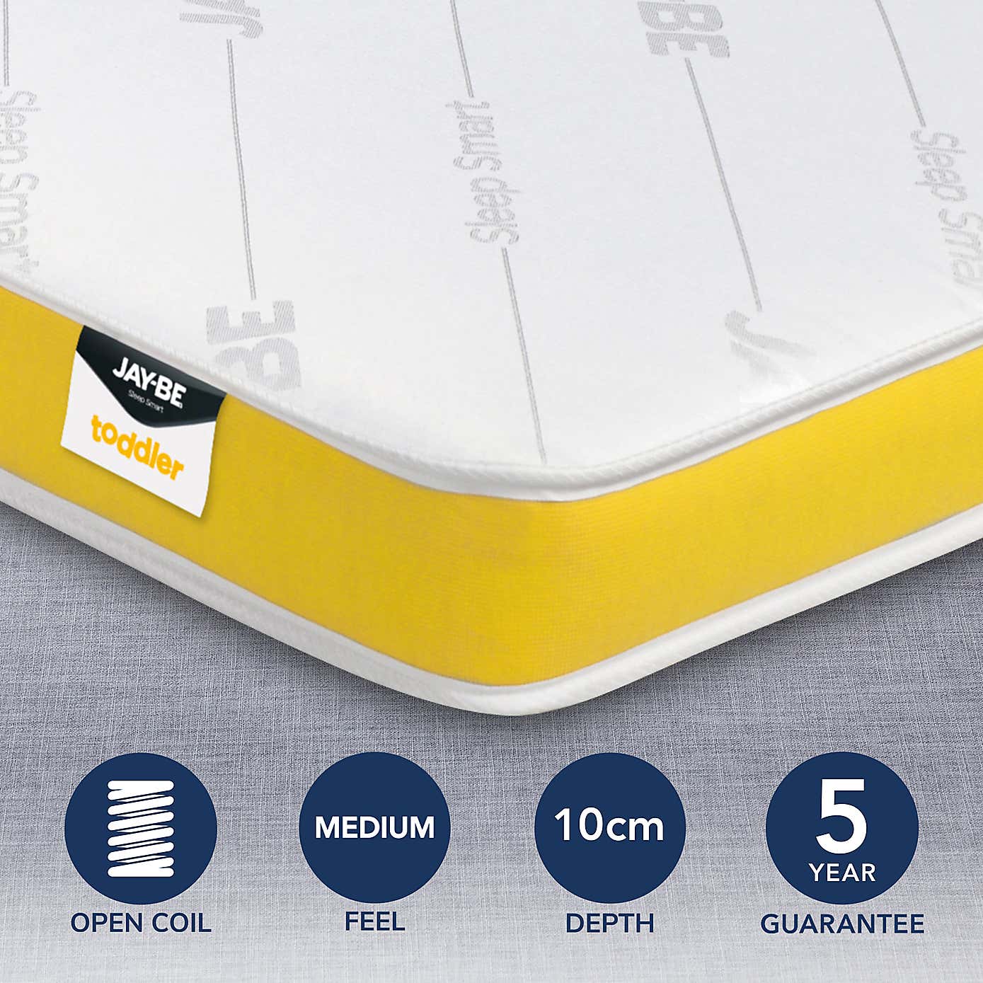 JayBe Toddler Anti Allergy Pocket Sprung Mattress