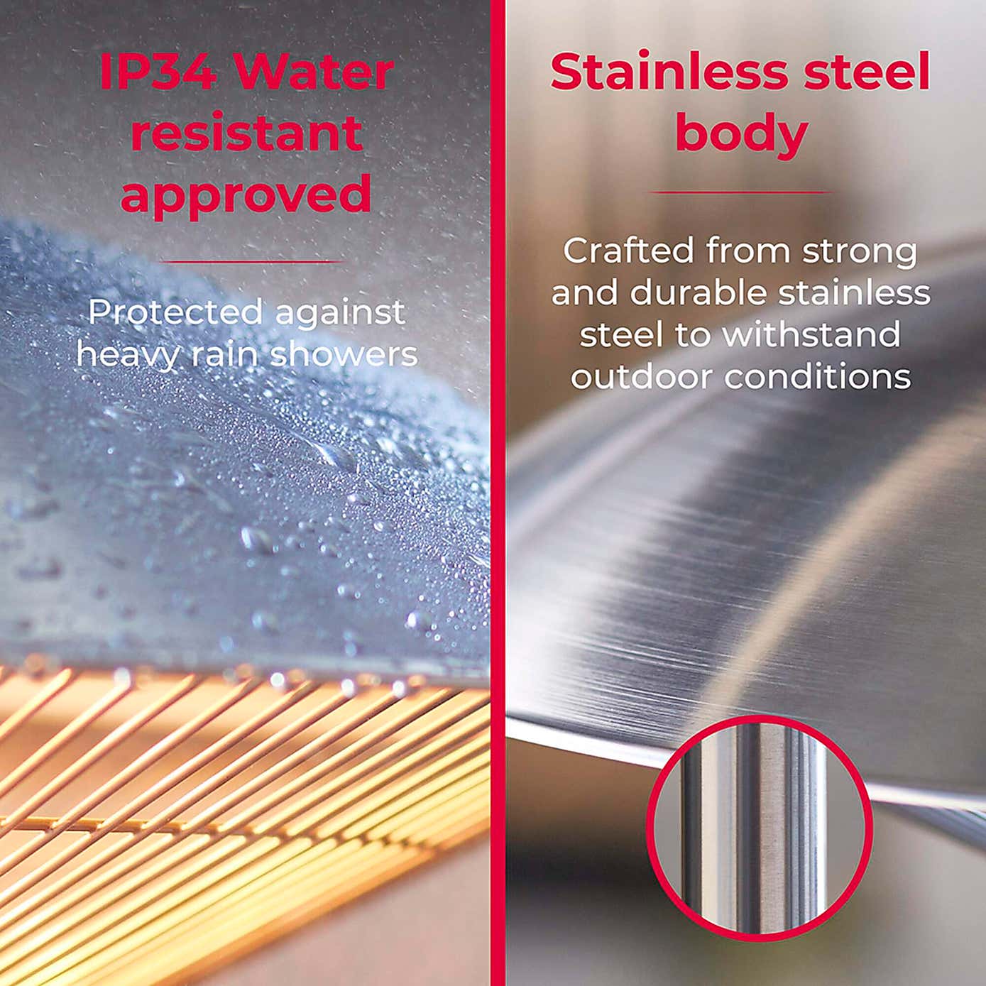 Tower ASTRID 2000W Patio Table Heater, Aluminium