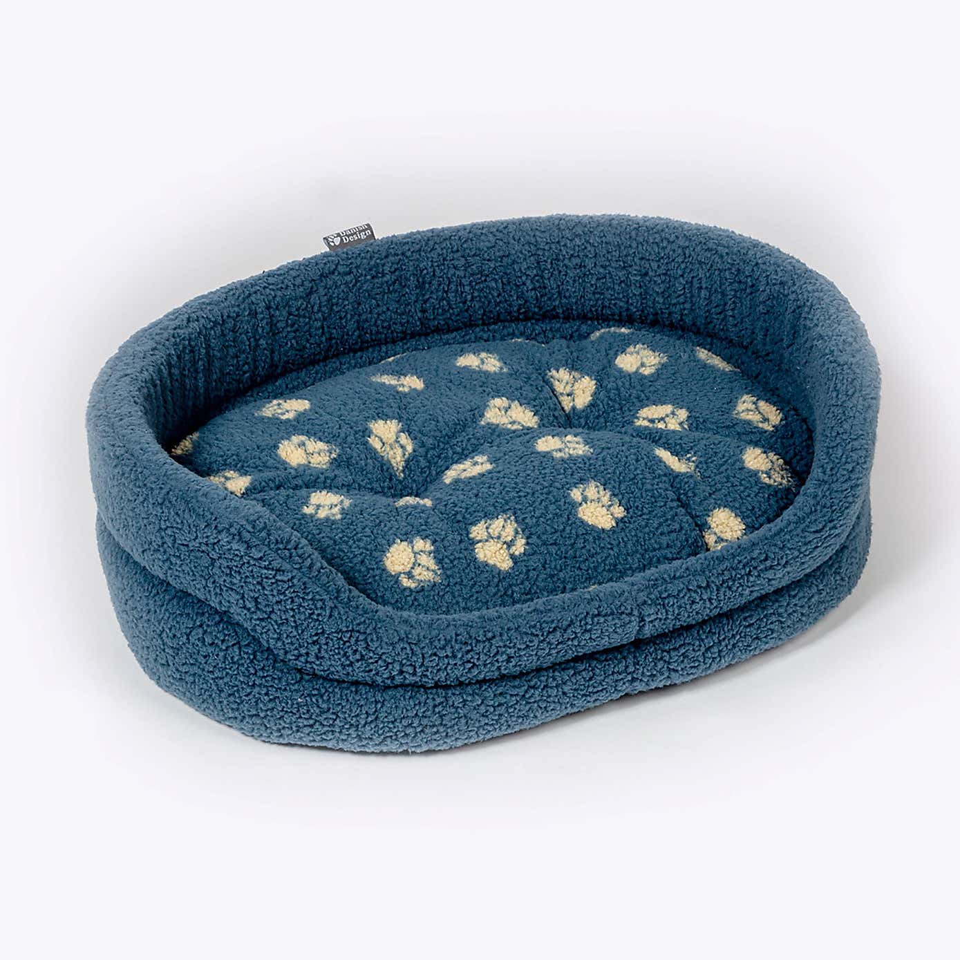 Danish Design Fleece Harbour Paw Slumber Dog Bed