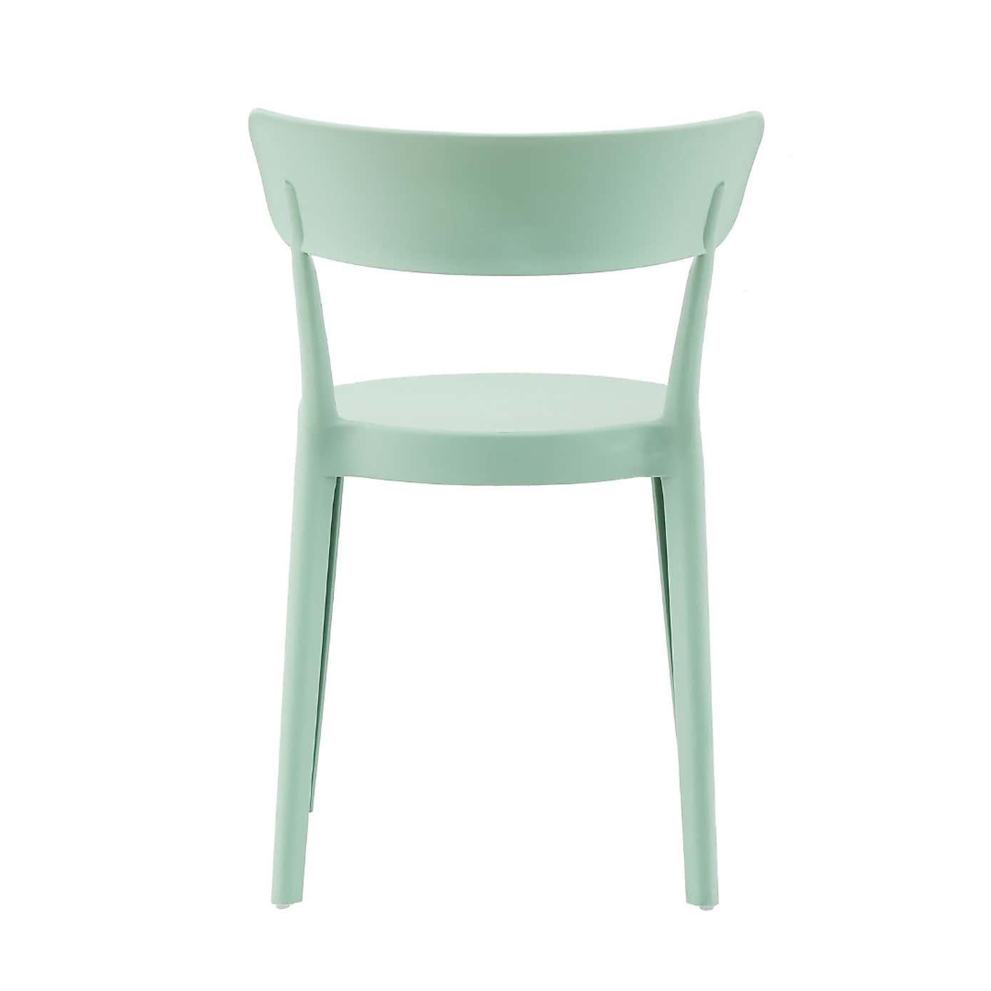 Fusion Living Plastic Bistro Dining Chair