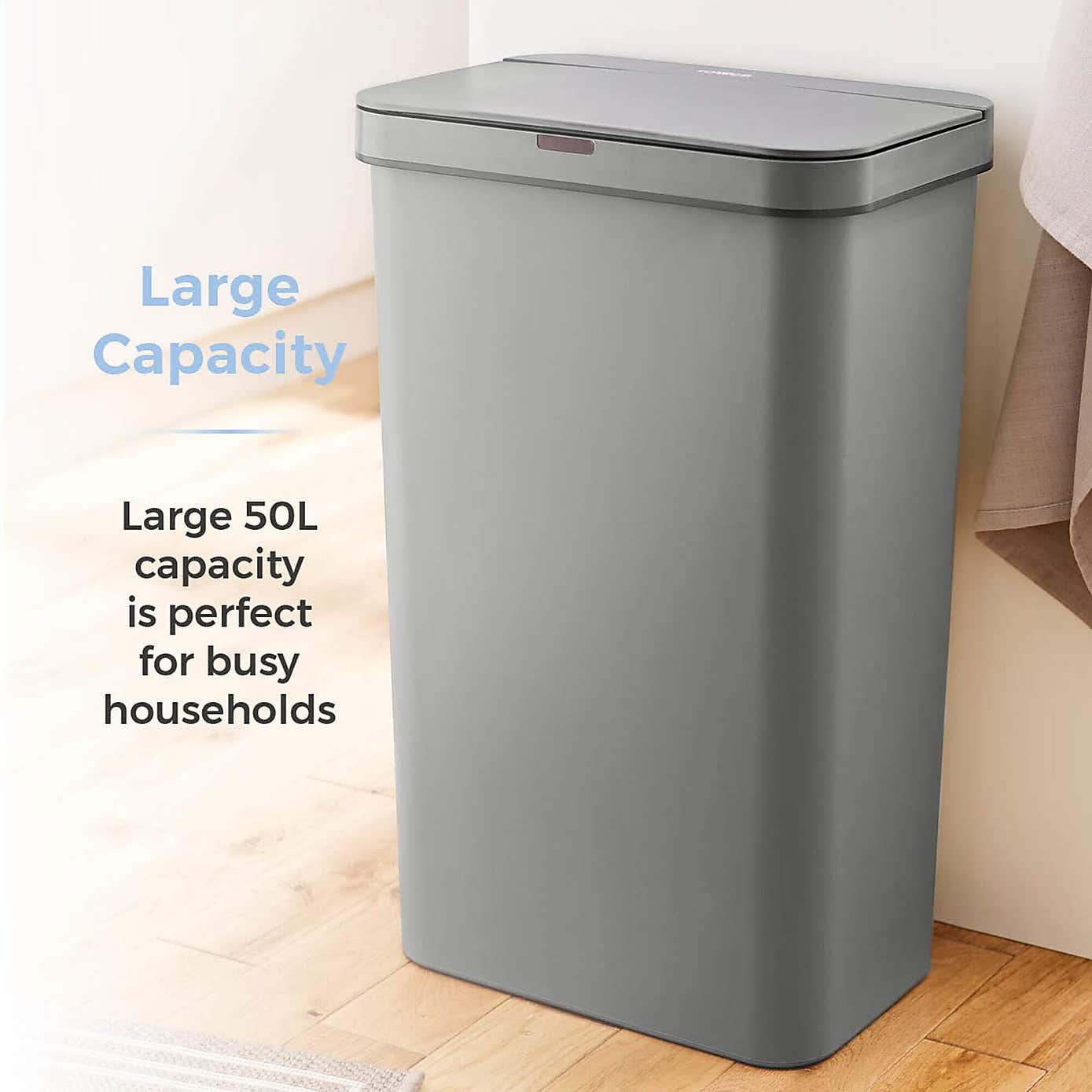 Tower 50L Rectangular Sensor Bin