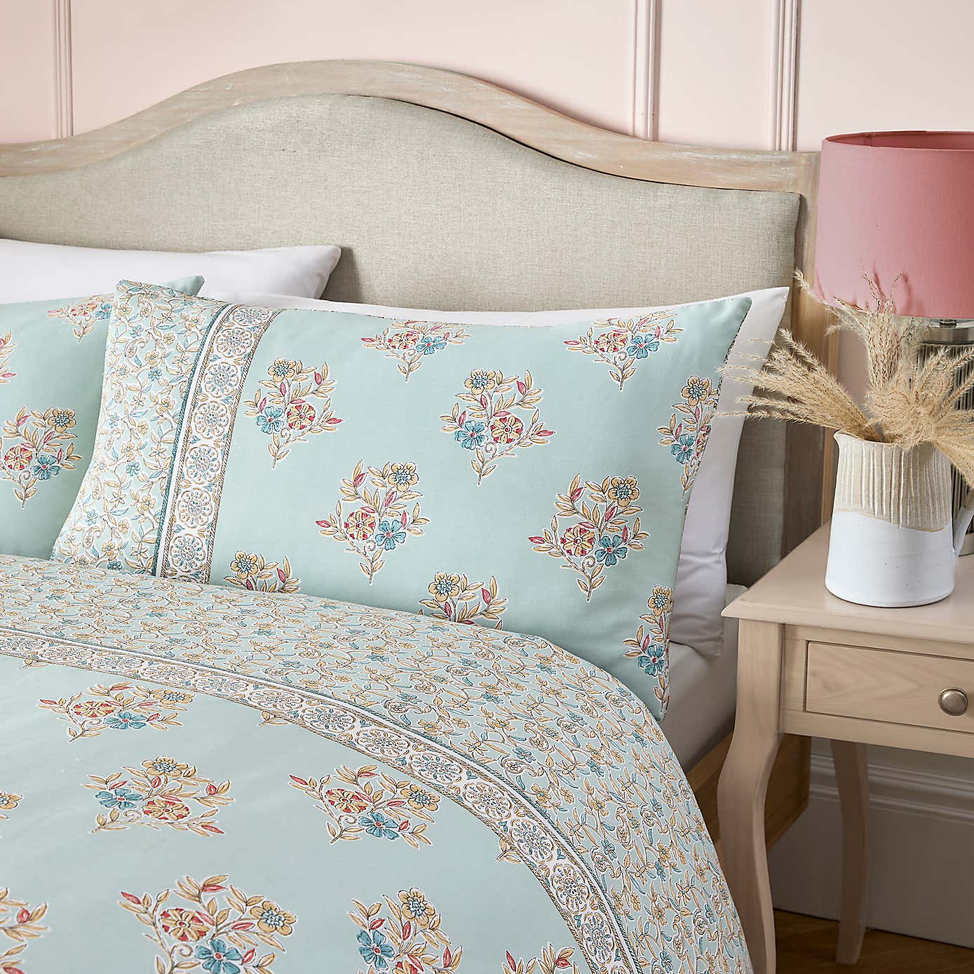 Lorena Patchwork Polycotton Duvet Cover & Pillowcase Set