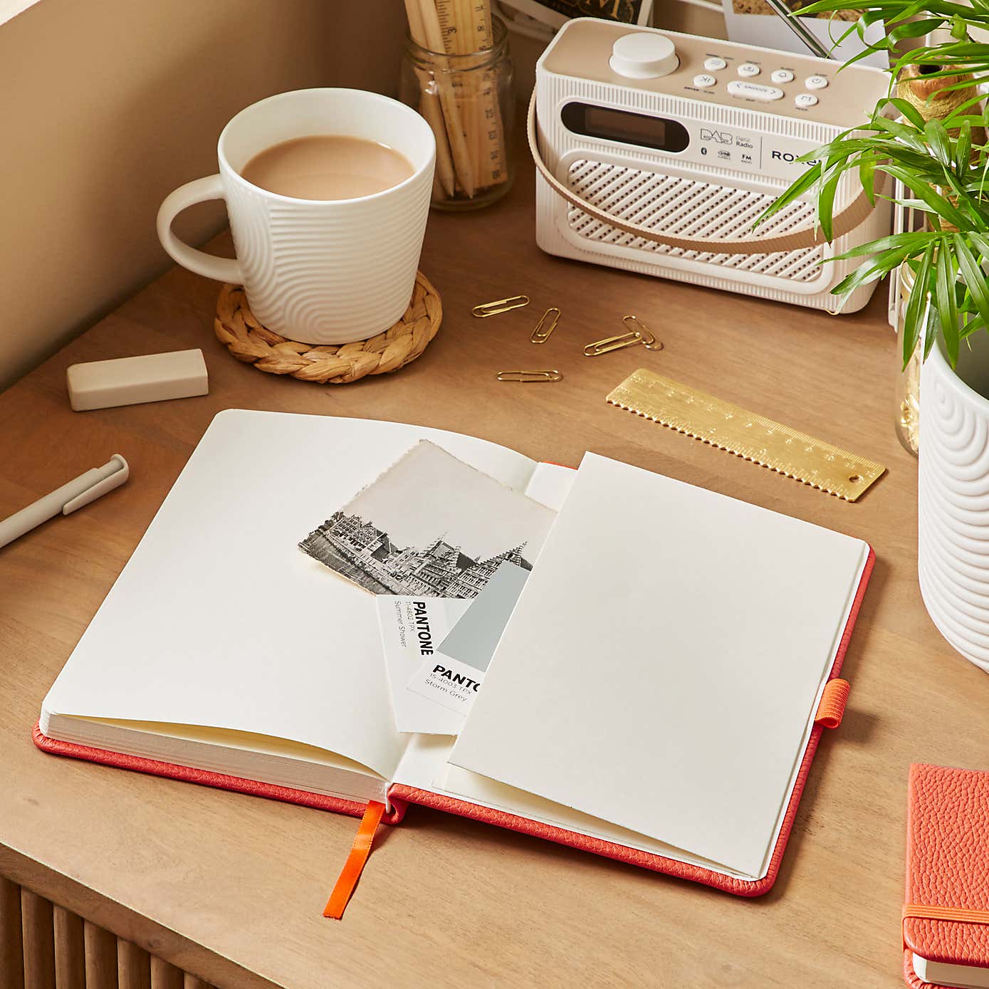 Waters and Noble Premium Faux Leather Notebook