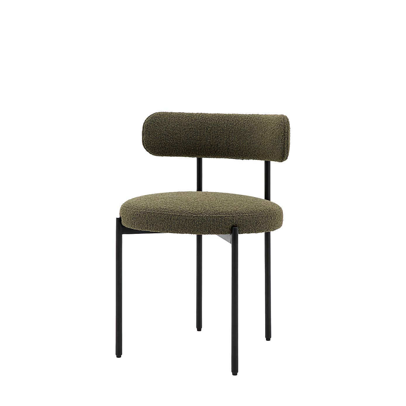 Set of 2 Mesa Dining Chairs, Fabric