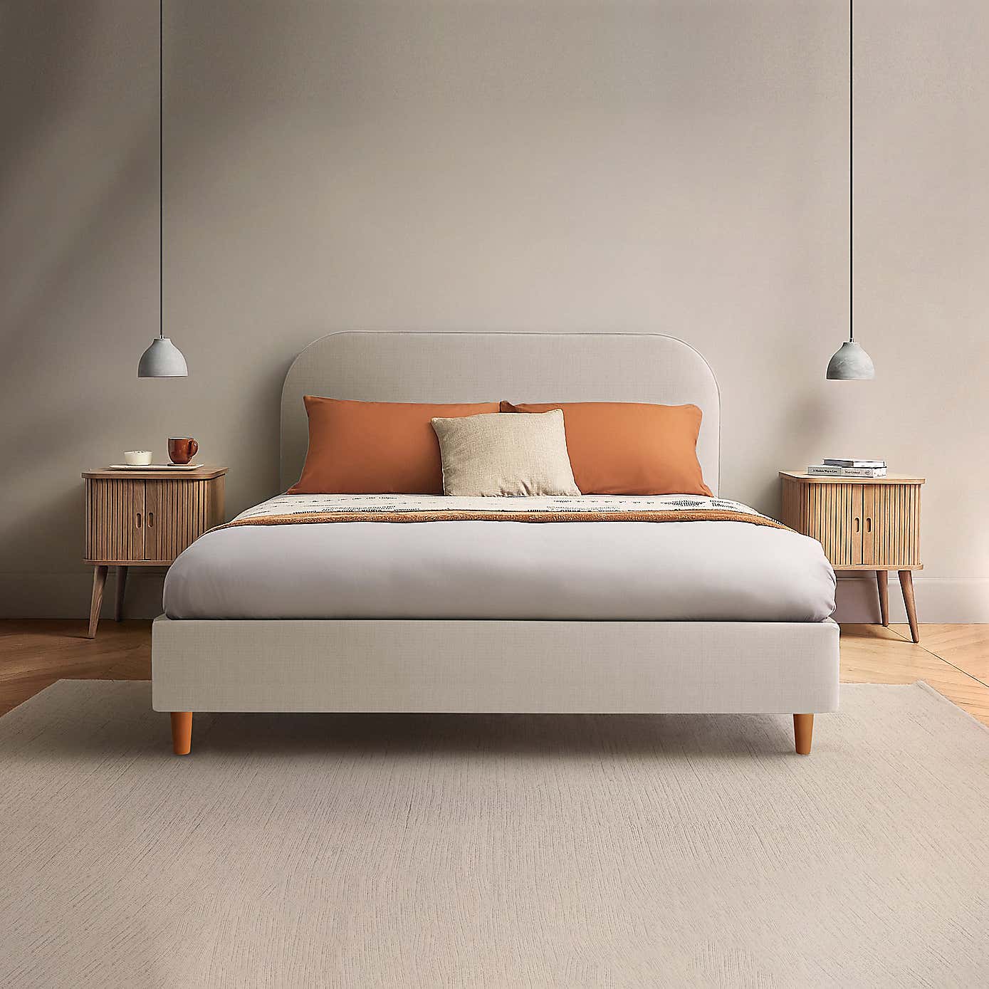 Silentnight Fara Bed Frame, Woven