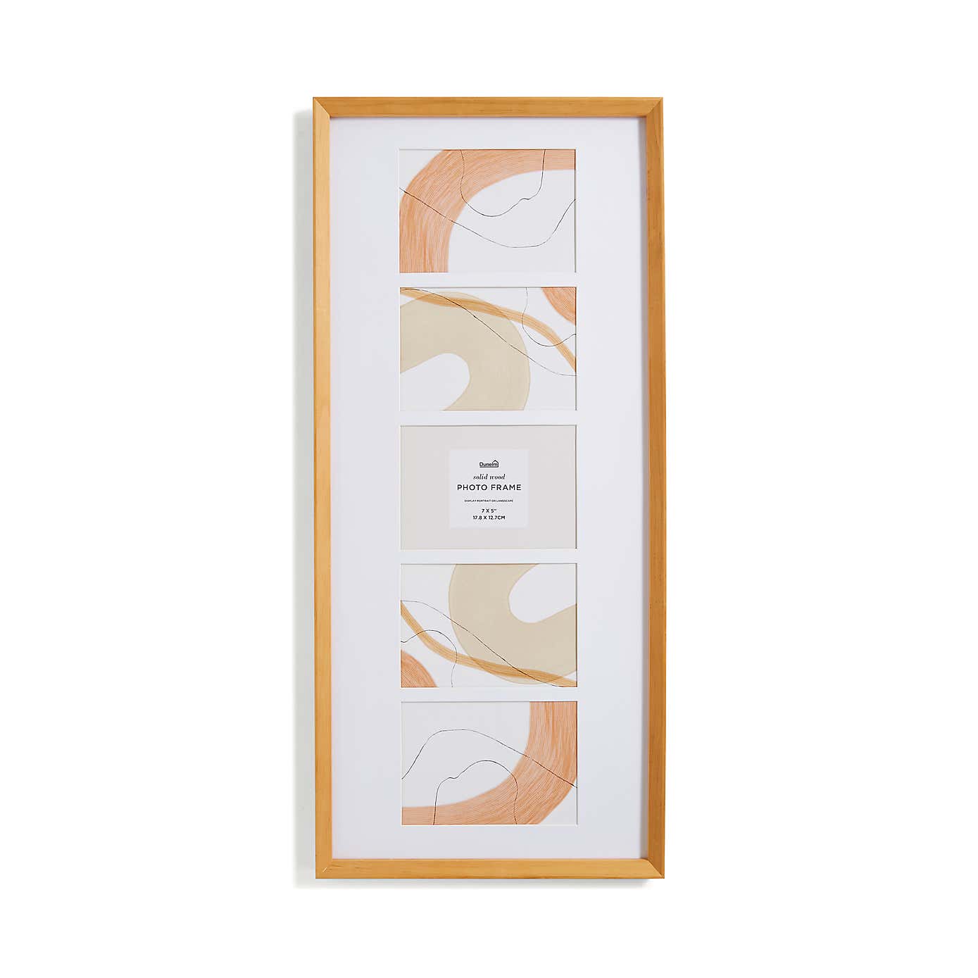 Solid Wood Edge Multi Photo Frame