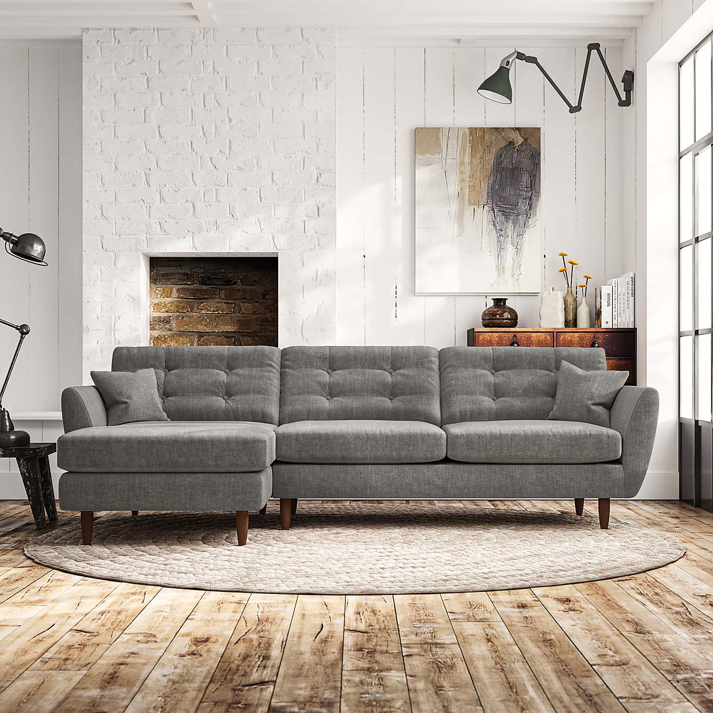 Anders 4 Seater Corner Chaise Sofa