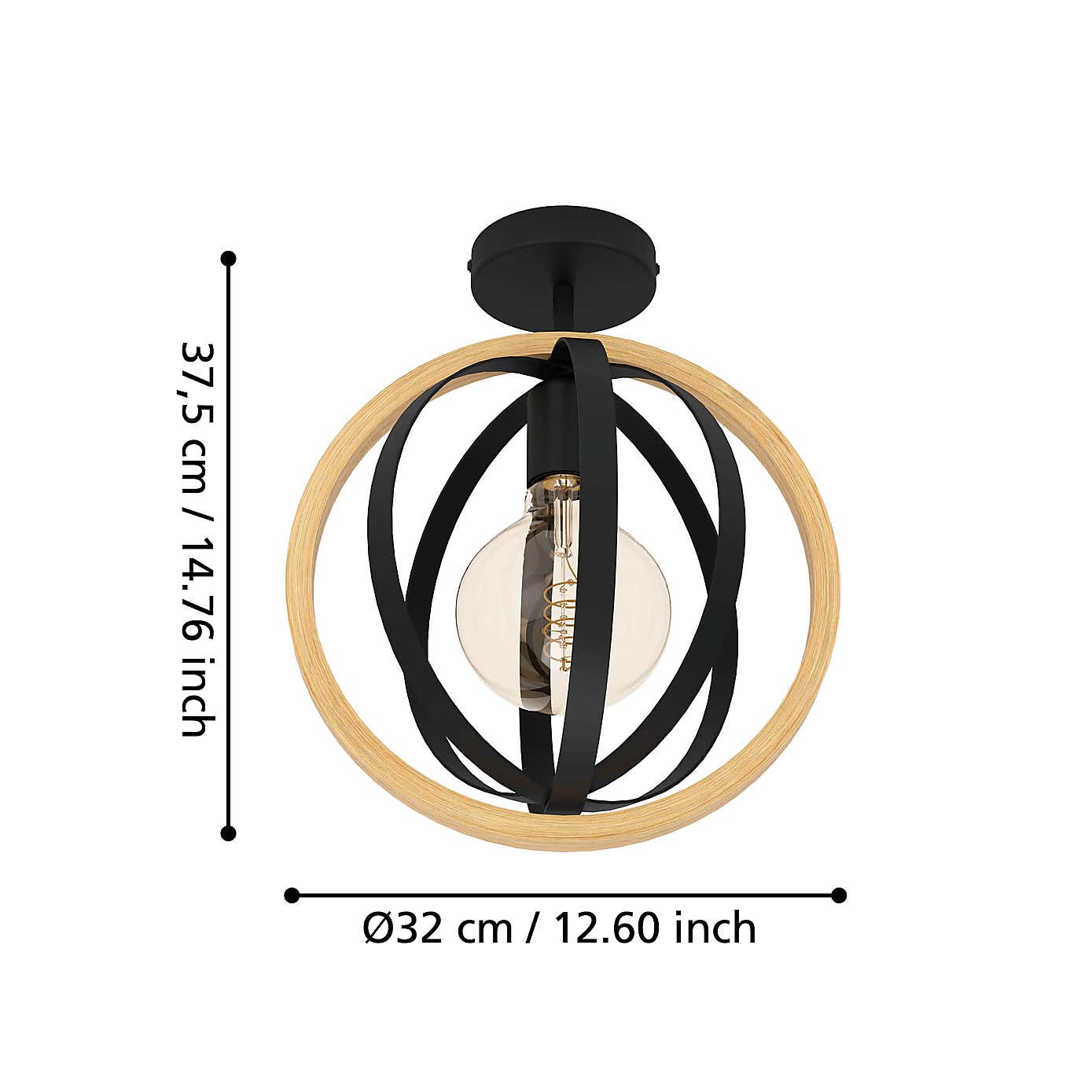 EGLO Basildon Modern Ceiling Light