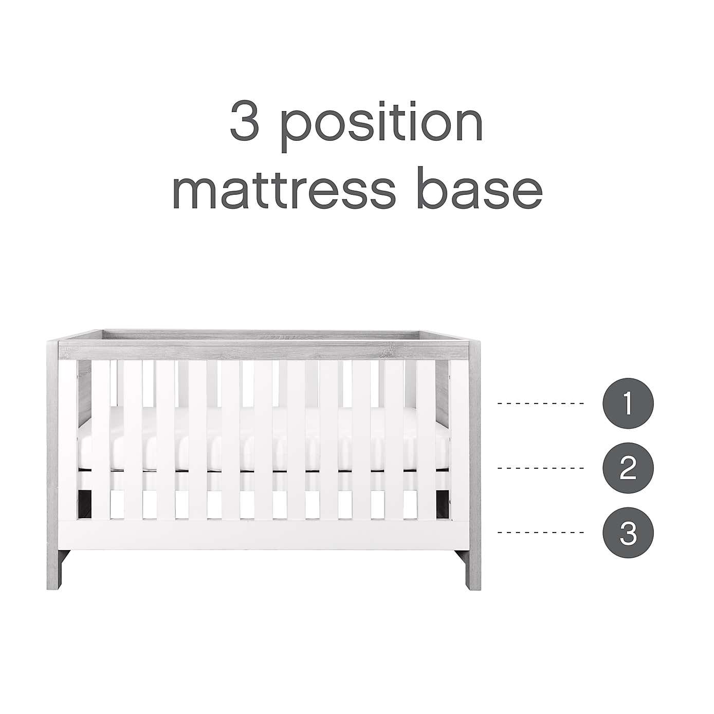 Tutti Bambini Modena 3 in 1 Cot bed