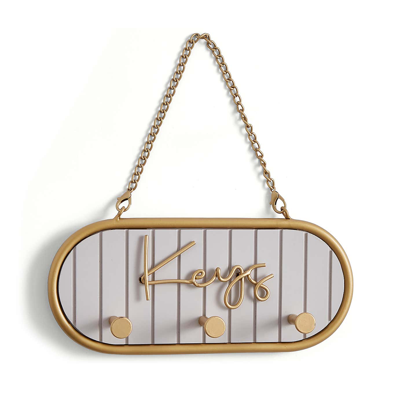 Modern Luxe Ribbed Key Hooks