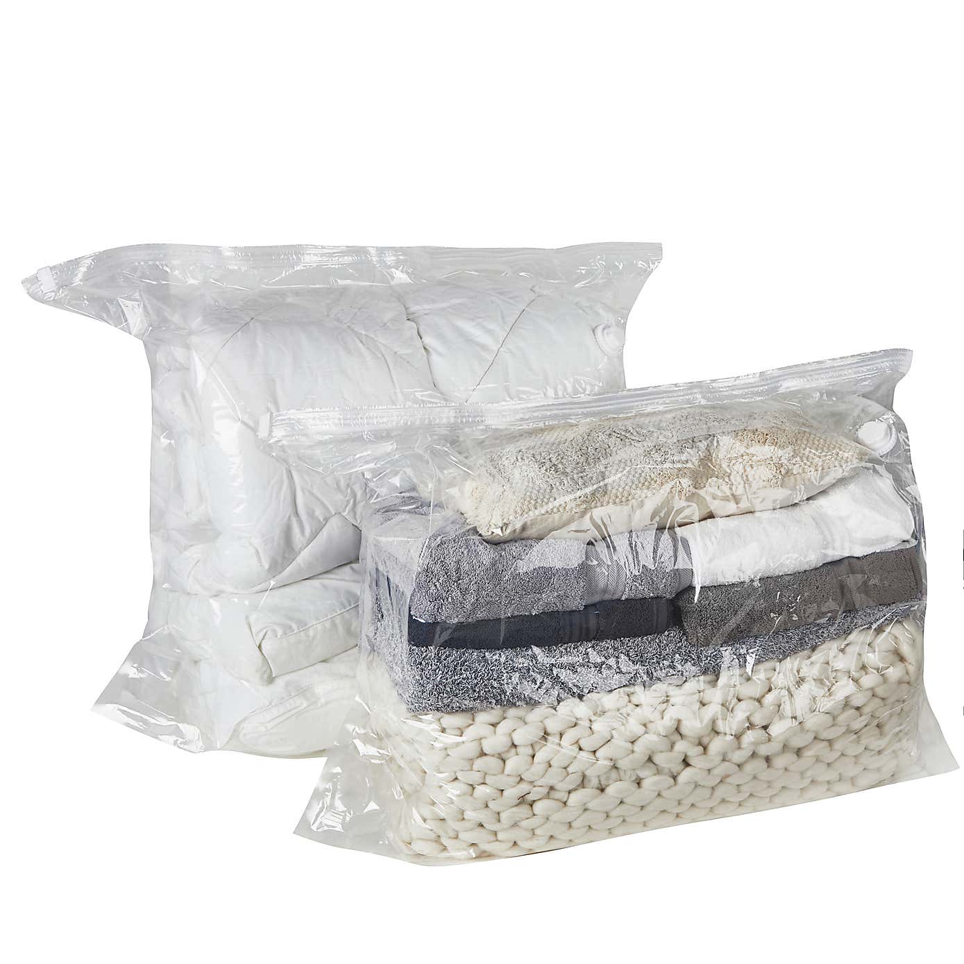 Set of 2 Gusseted Vacuum Bags
