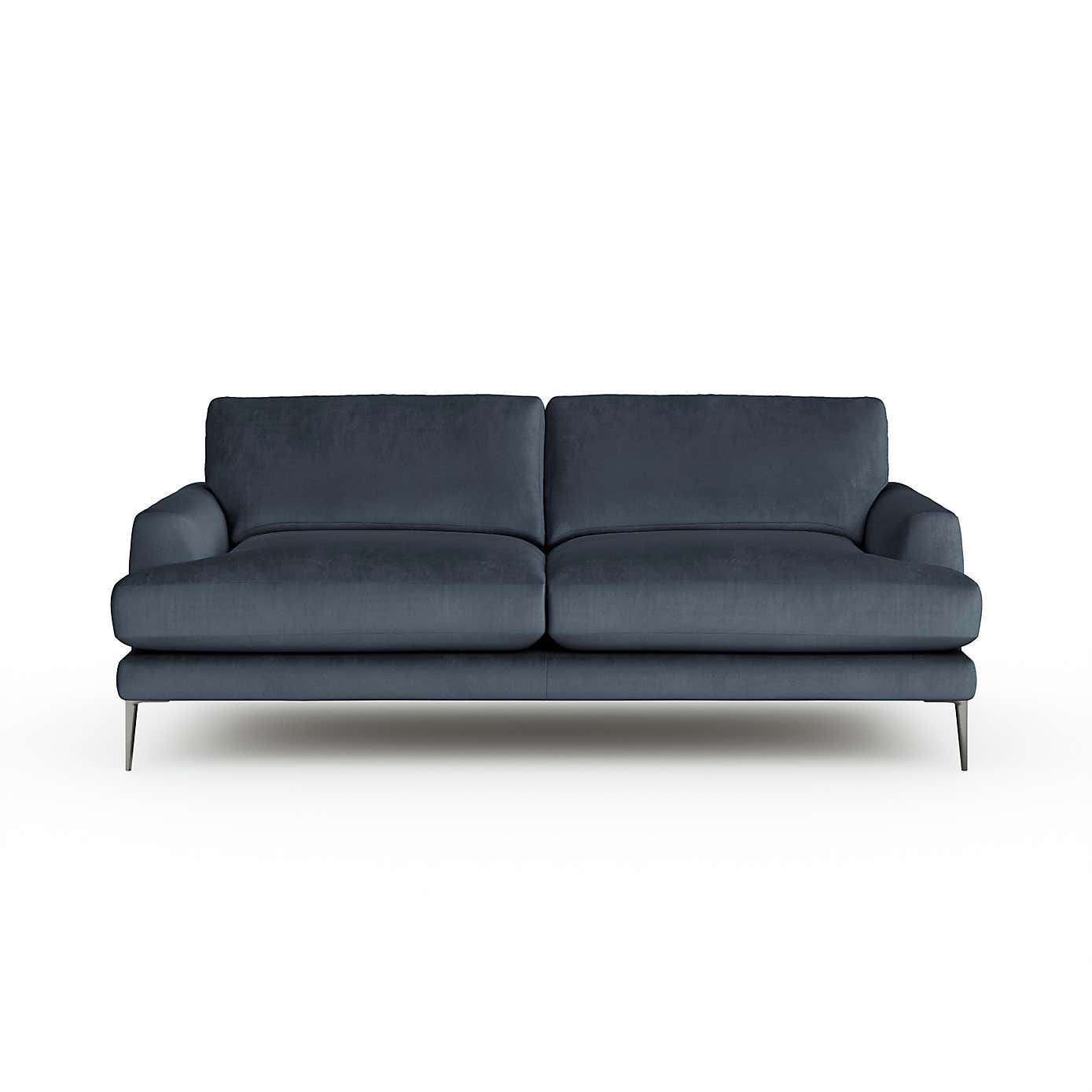 Lawson Matte Plush Velvet 4 Seater Sofa