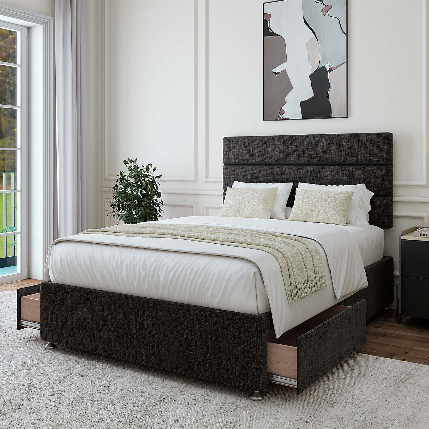 Bedmaster Woven Fabric Universal Divan Base