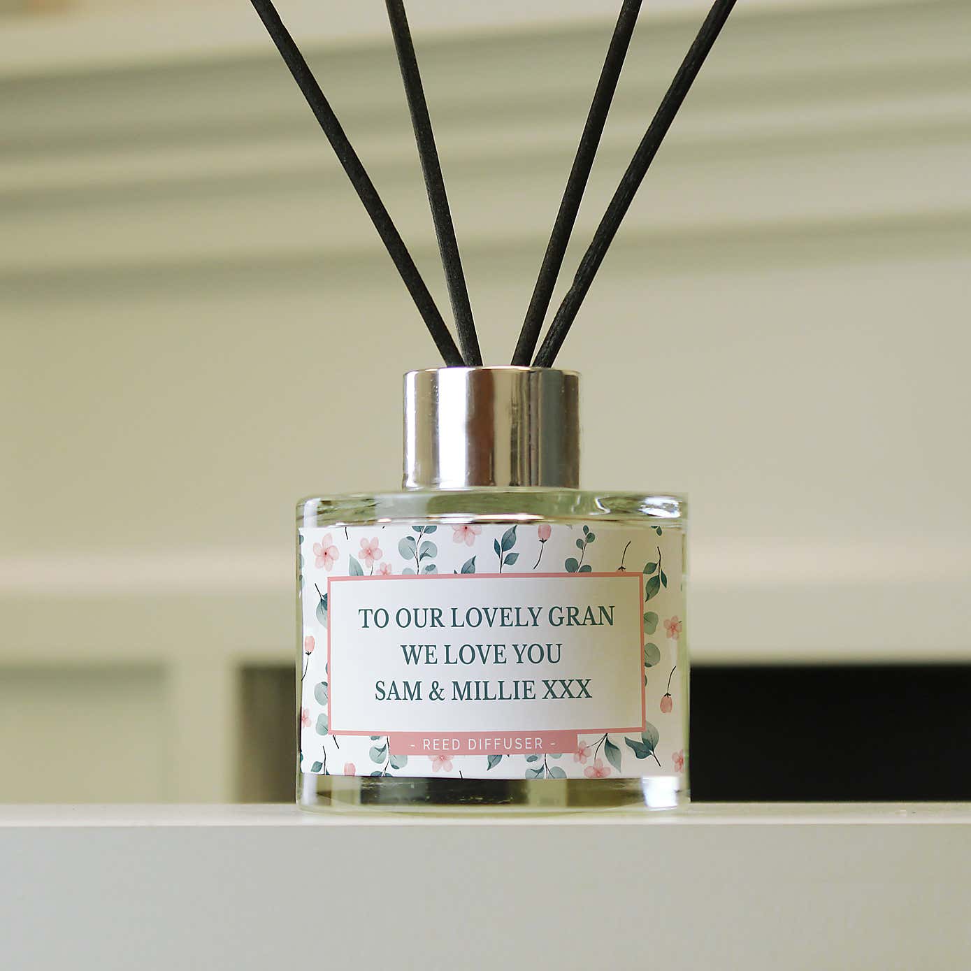 Personalised Floral Reed Diffuser
