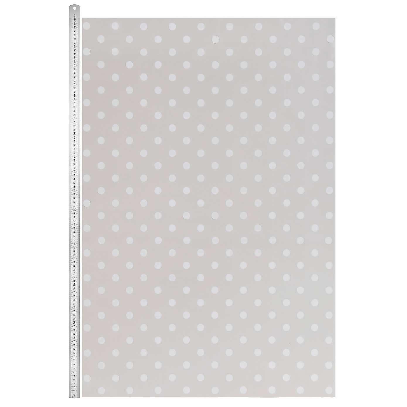 White Spot Clear PVC