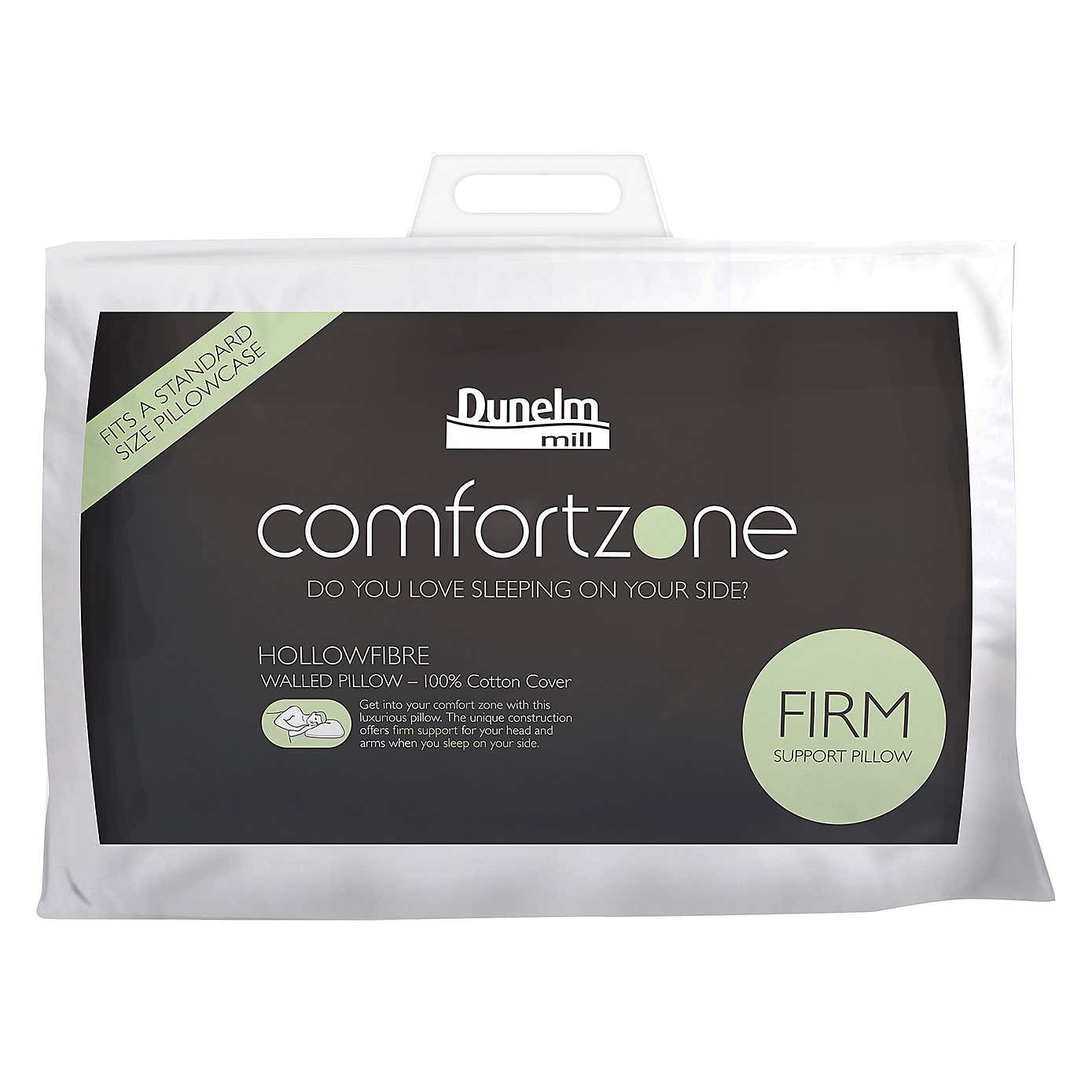 Comfortzone Side Sleeper Box Pillow