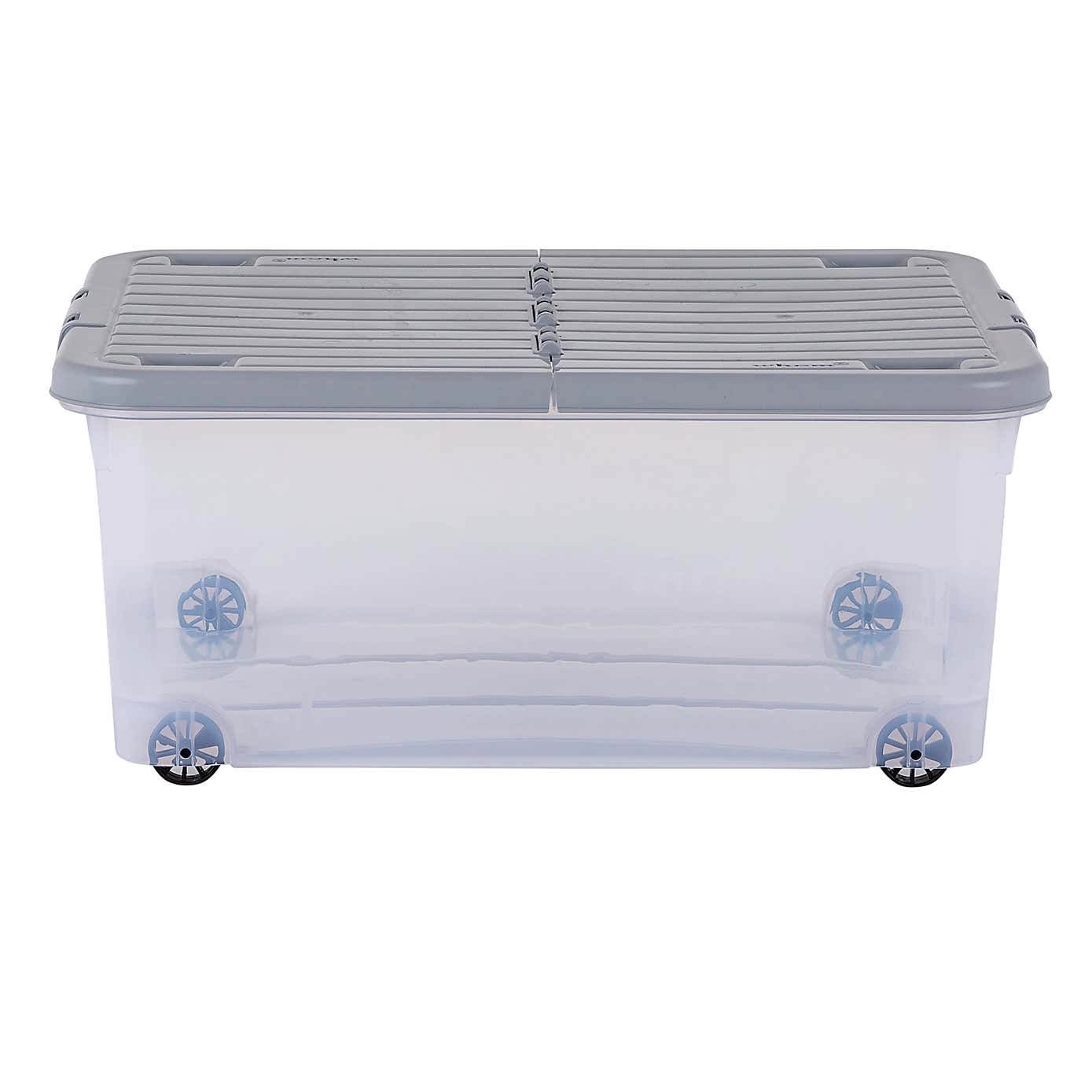 Wham Set of 3 Storage Boxes with Wheels & Lid