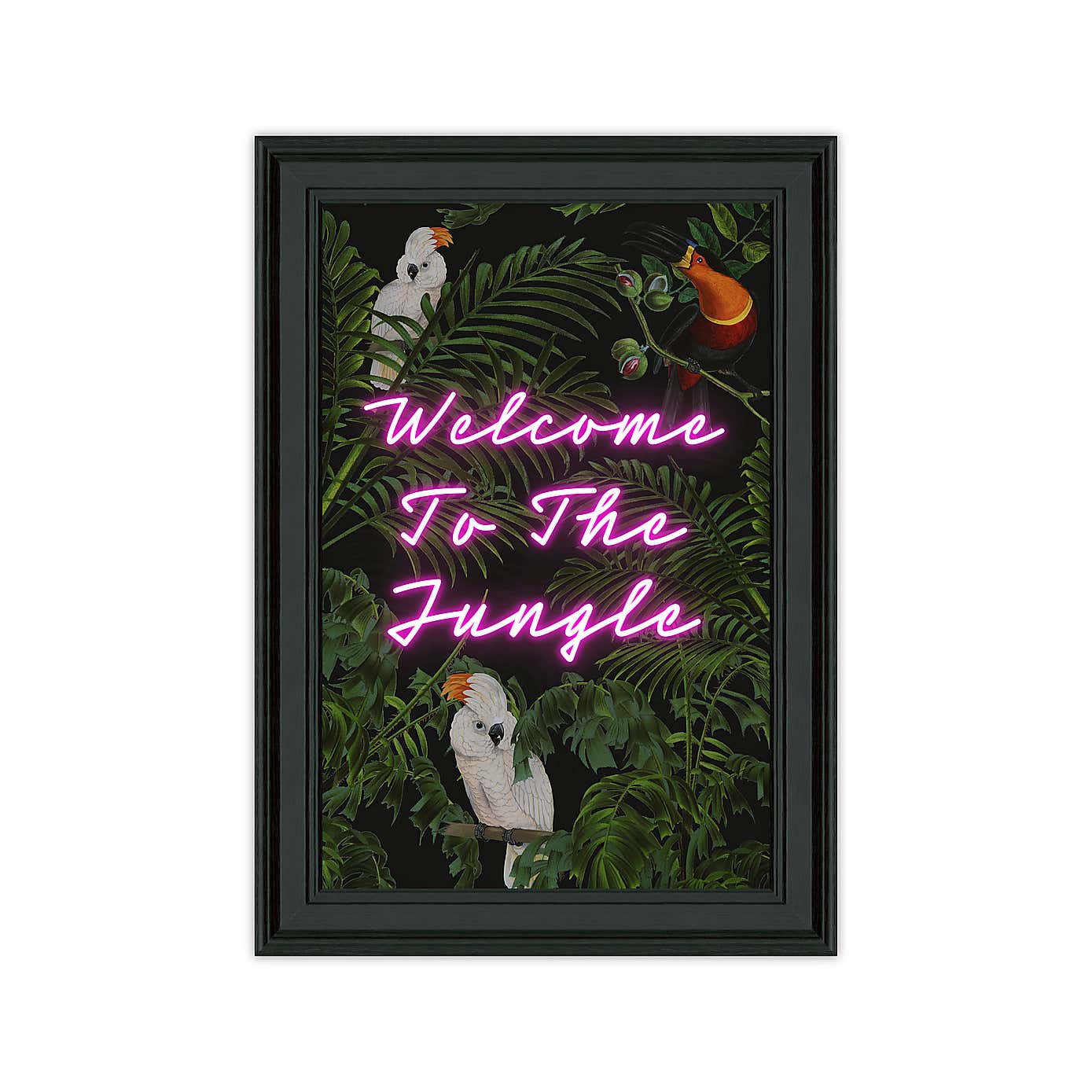Welcome To The Jungle Framed Print