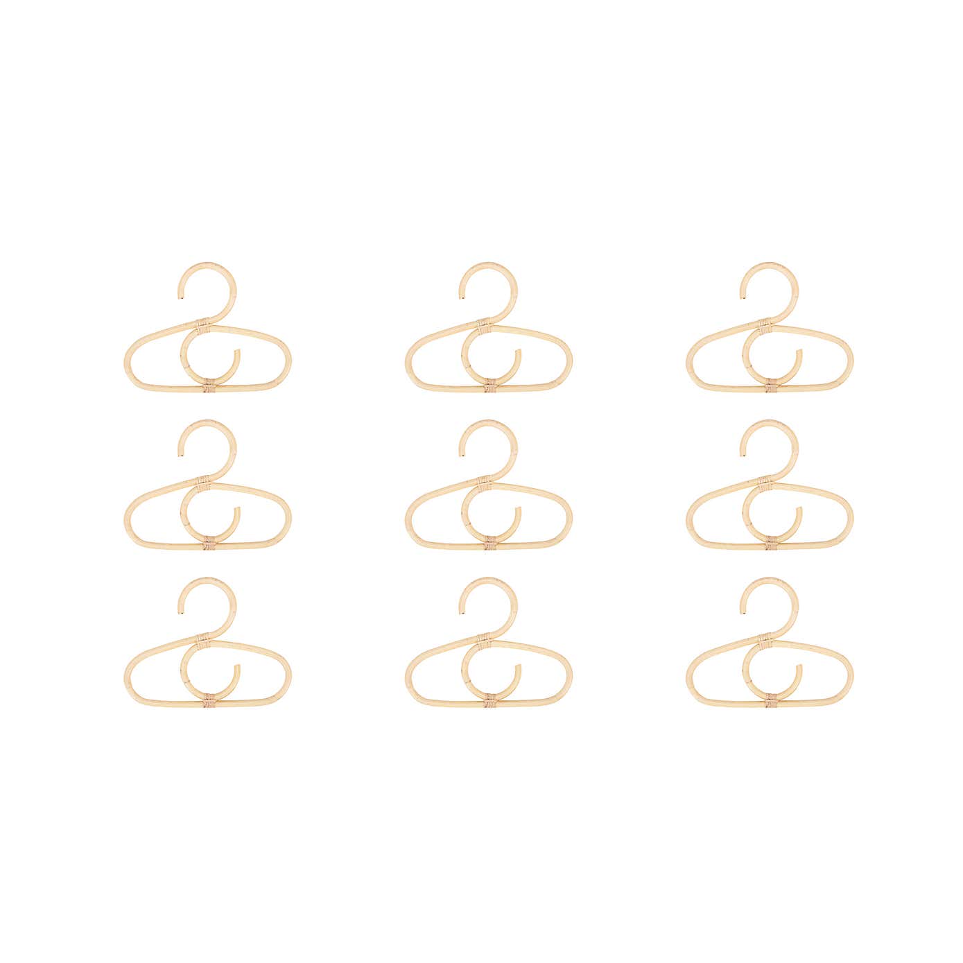 CuddleCo Aria Set of 9 Nursery Clothes Hangers