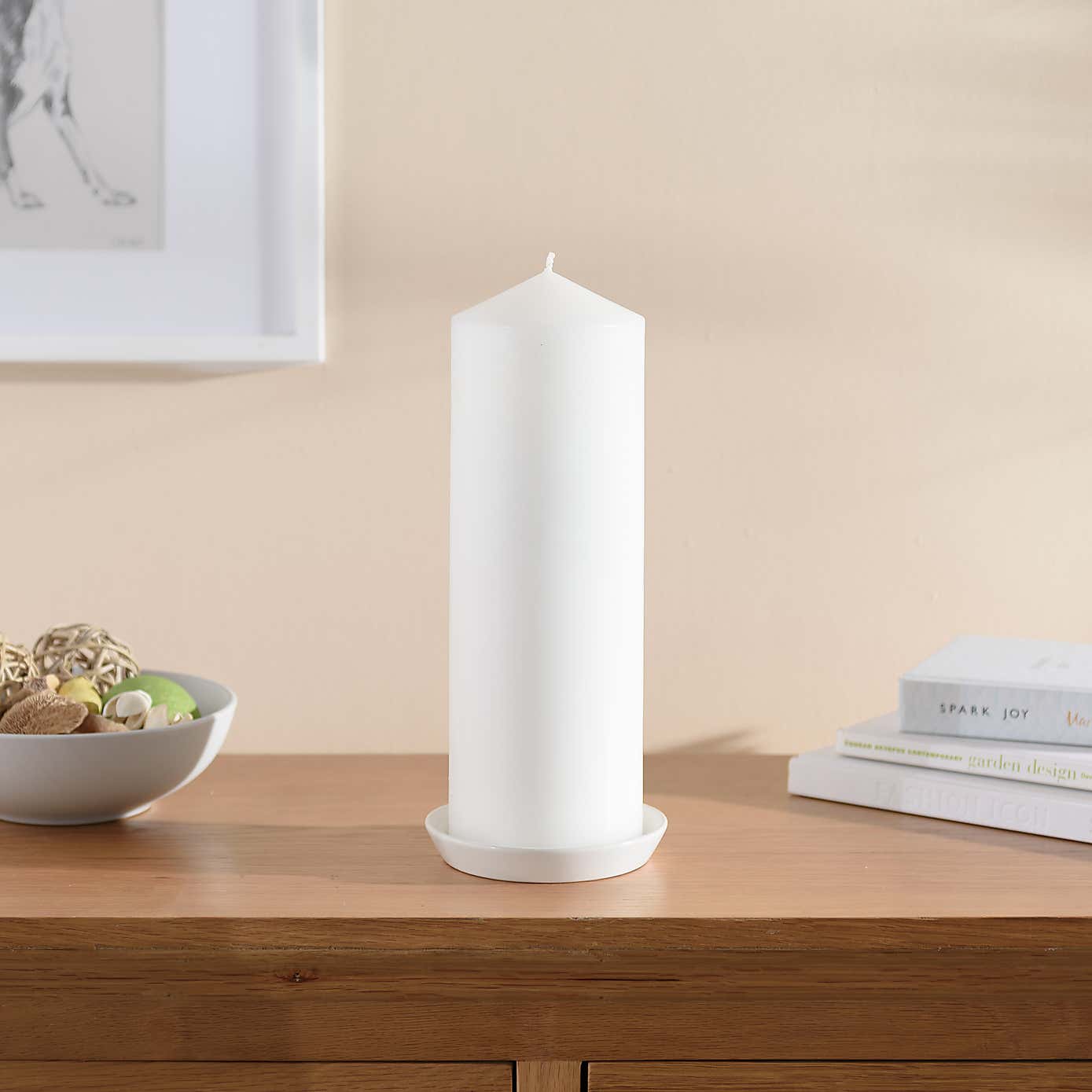 Essentials Pillar Candle