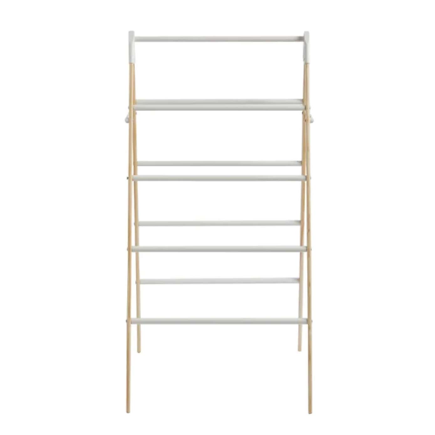 Indoor Pine Wood Ladder Airer