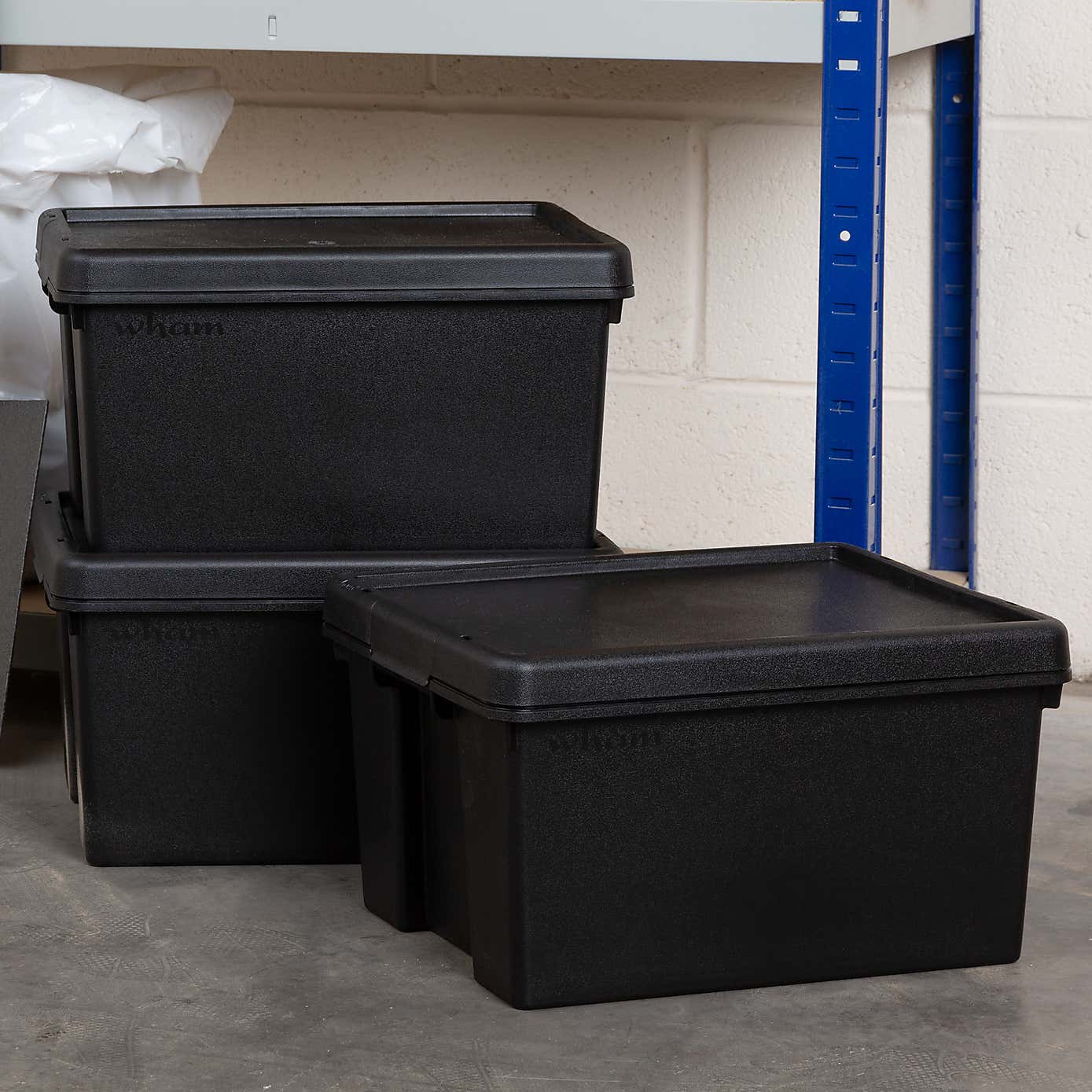 Wham Bam Set of 3 Stackable Boxes & Lids