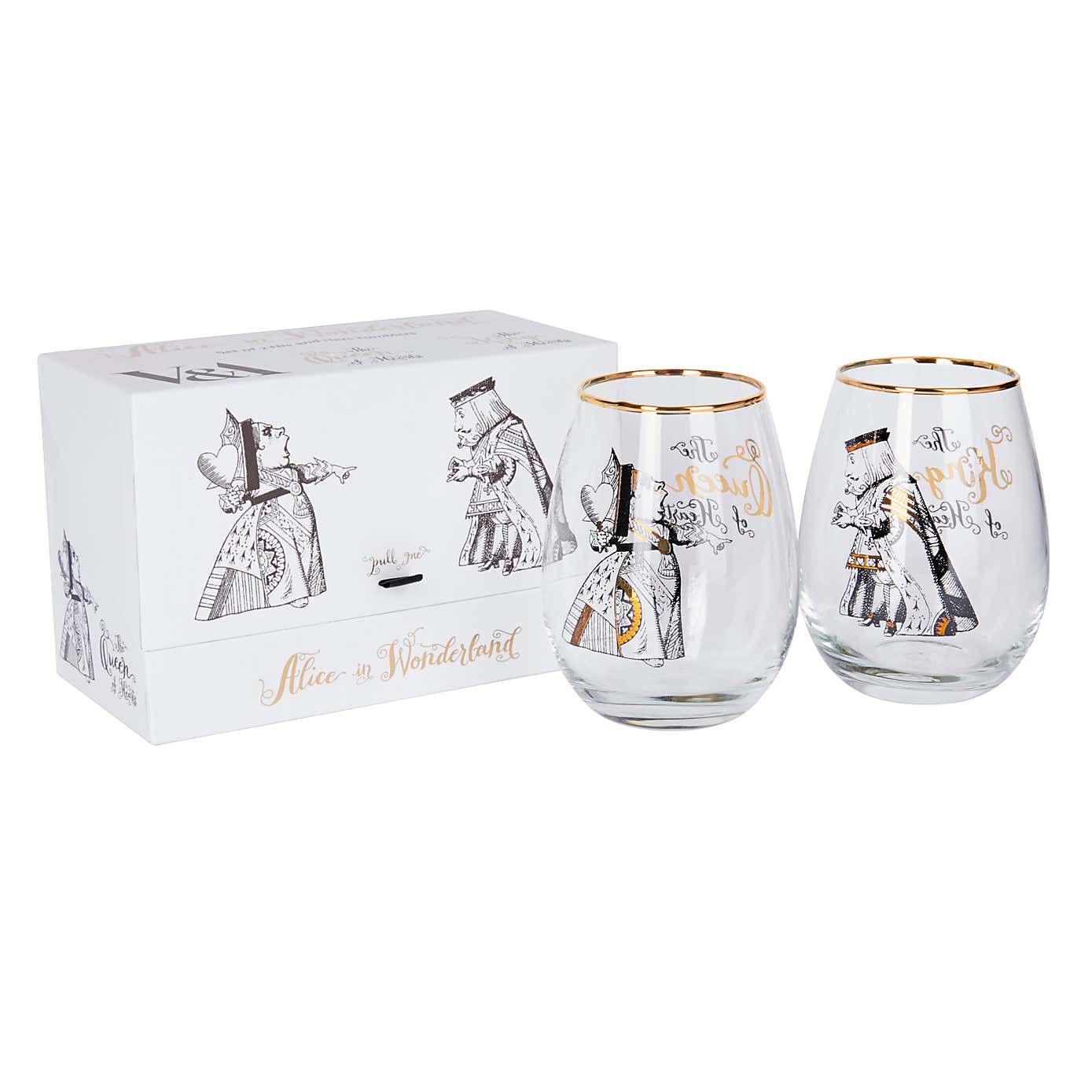 Alice in Wonderland Set of 2 Tumblers