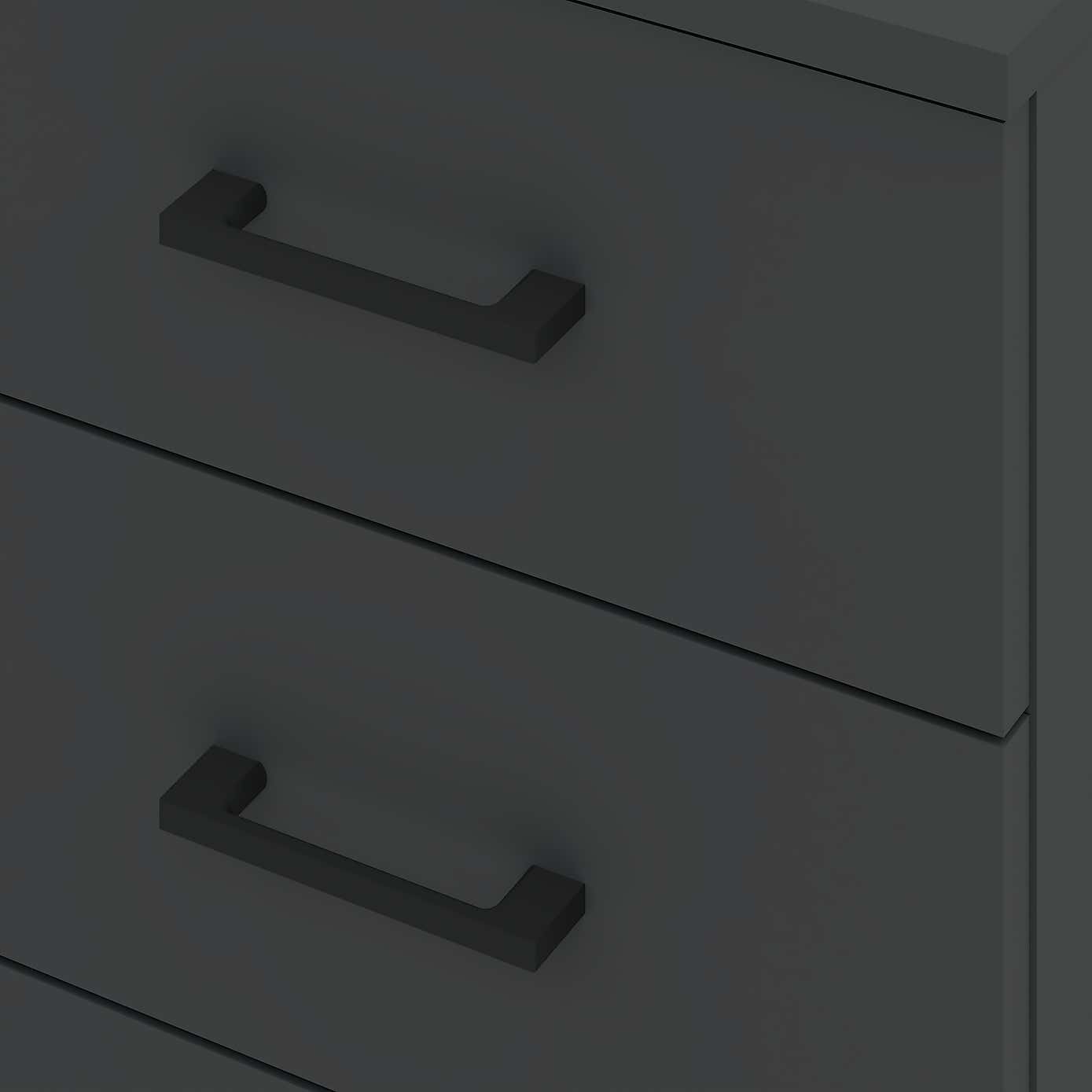 Foster 3 Drawer Bedside Table