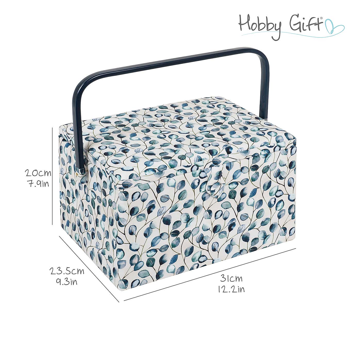 Hobby Gift Botanical Large Sewing Basket
